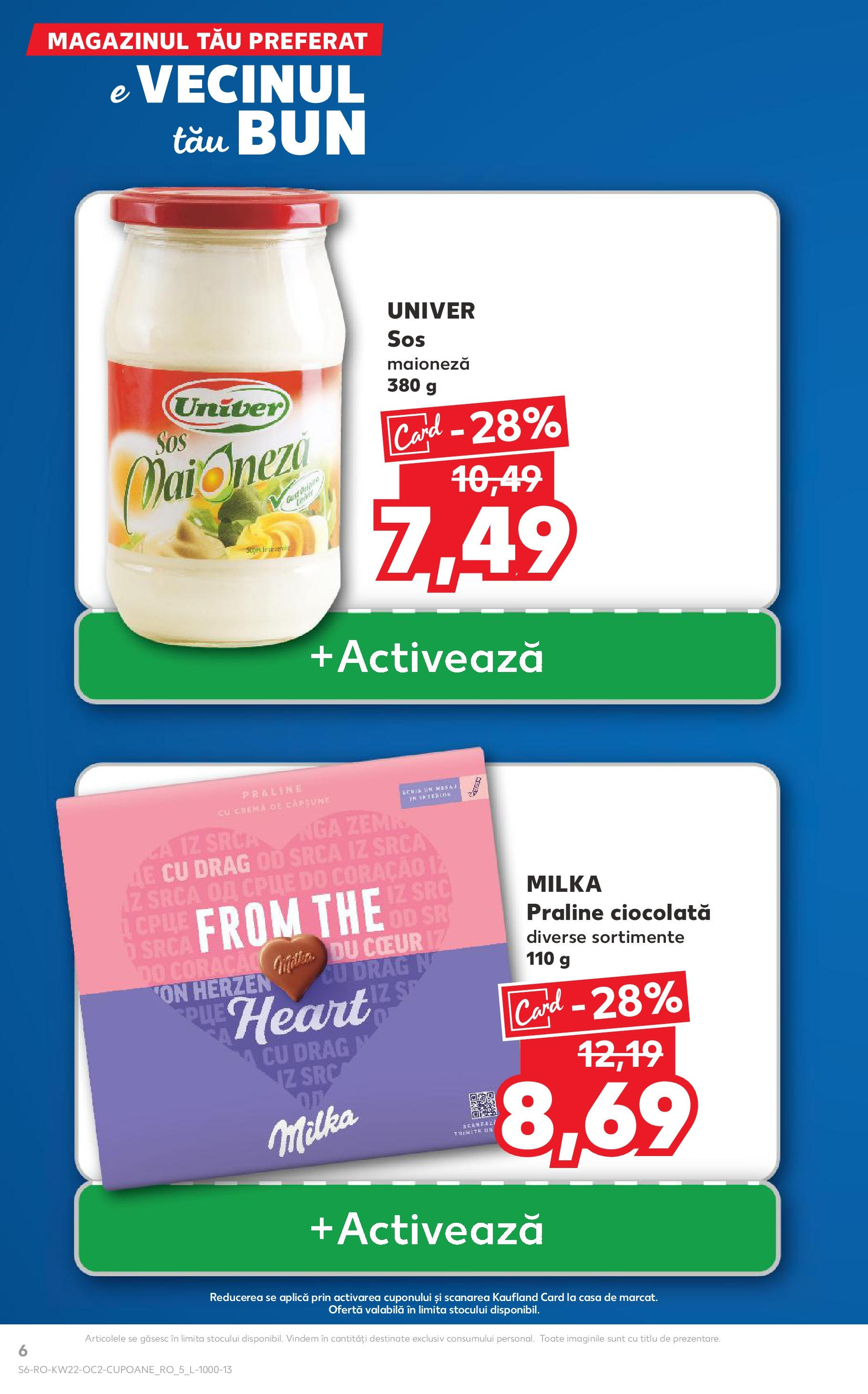 Catalog Kaufland - Râșnov 27.05.2025 || Revista si Oferte | Pagină: 6 | Produse: Praline, Cremă, Ciocolată, Maioneză Catalog Kaufland - Râșnov 27.05.2025 - Revista si Oferta | Pagină: 6 | Produse: Praline, Cremă, Ciocolată, Maioneză
