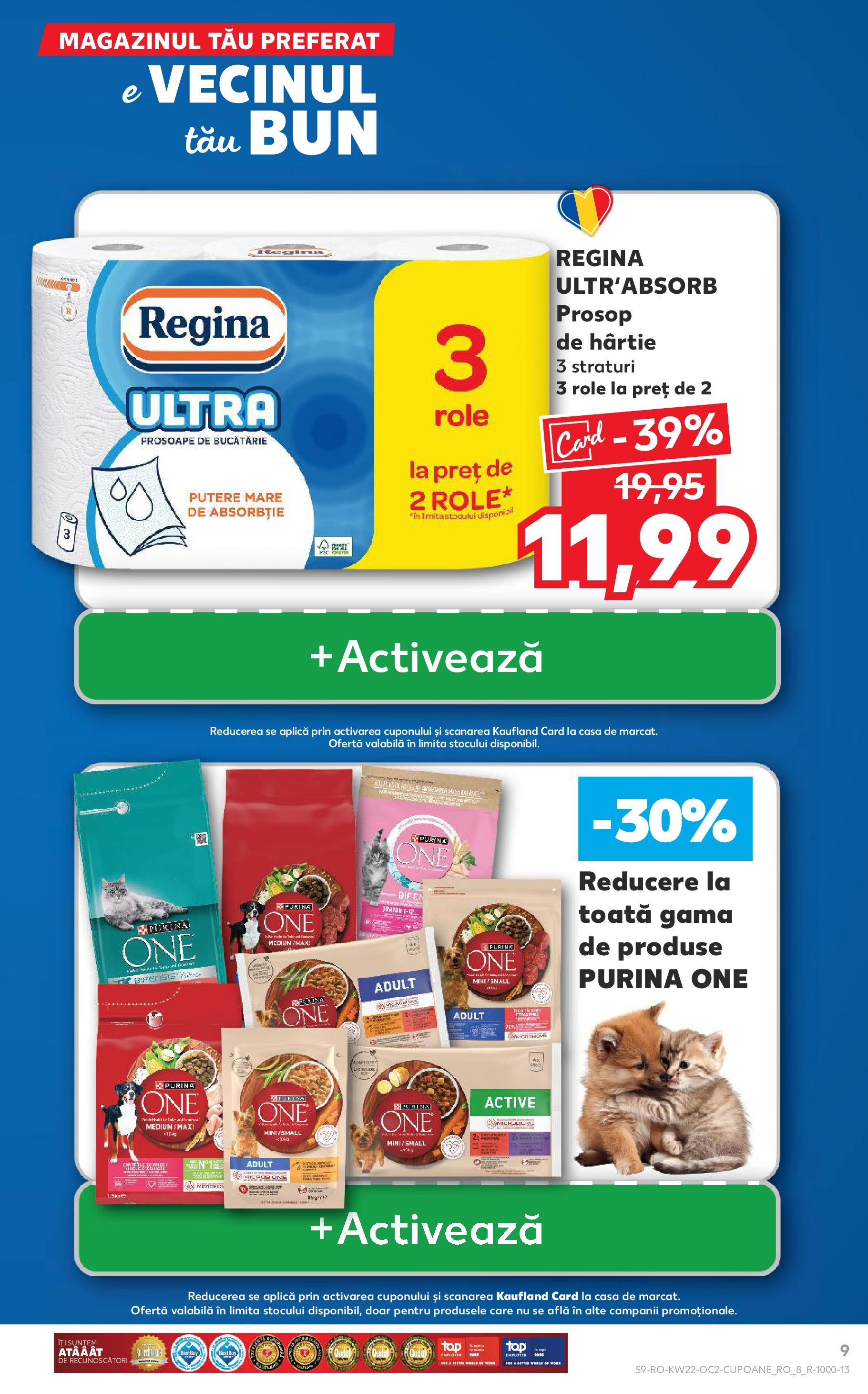 Catalog Kaufland - Râșnov 27.05.2025 || Revista si Oferte | Pagină: 9 | Produse: Prosoape de bucătărie, Bucătărie, Role Catalog Kaufland - Râșnov 27.05.2025 - Revista si Oferta | Pagină: 9 | Produse: Prosoape de bucătărie, Bucătărie, Role