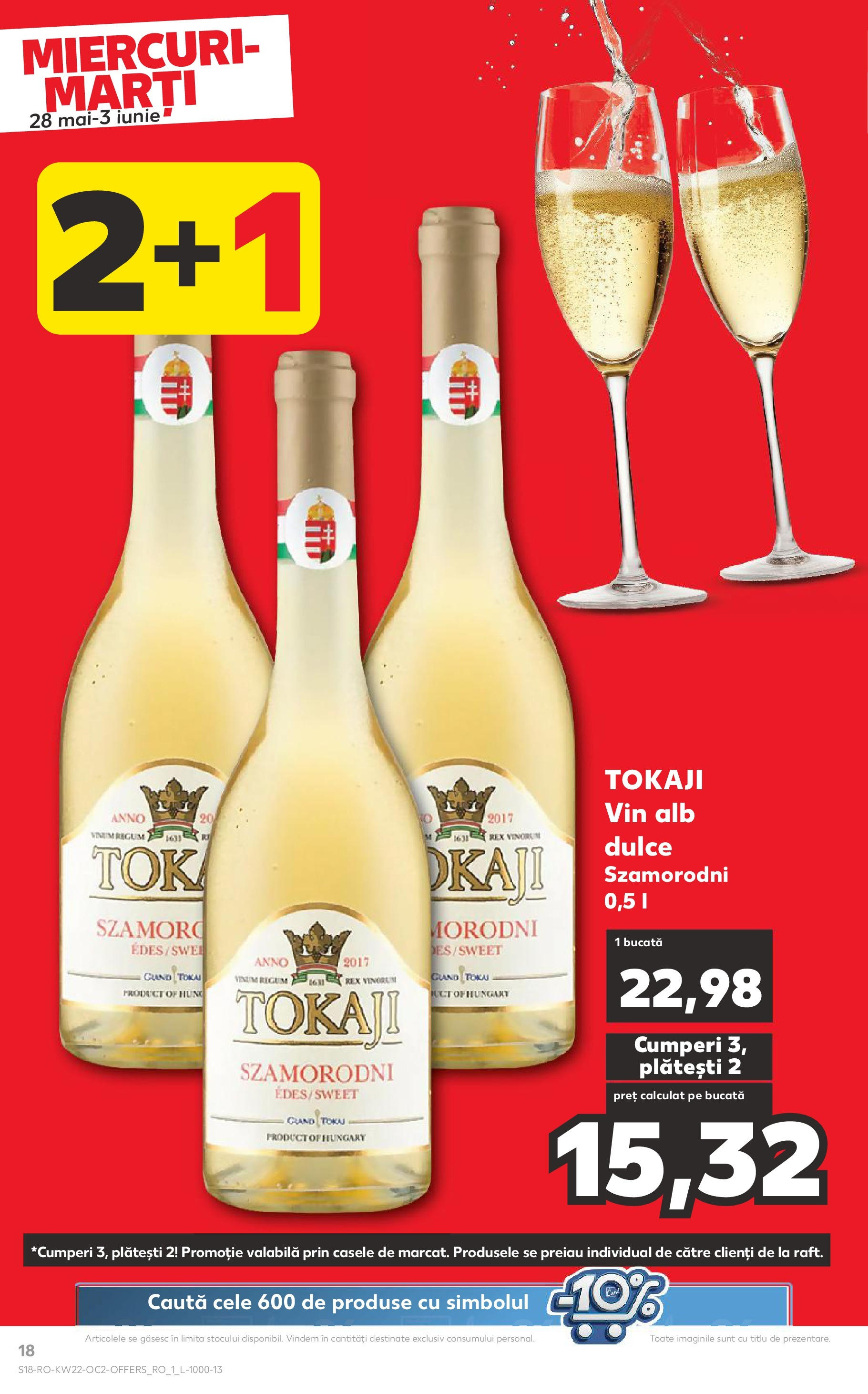 Catalog Kaufland - Râșnov 27.05.2025 || Revista si Oferte | Pagină: 18 | Produse: Vin Catalog Kaufland - Râșnov 27.05.2025 - Revista si Oferta | Pagină: 18 | Produse: Vin