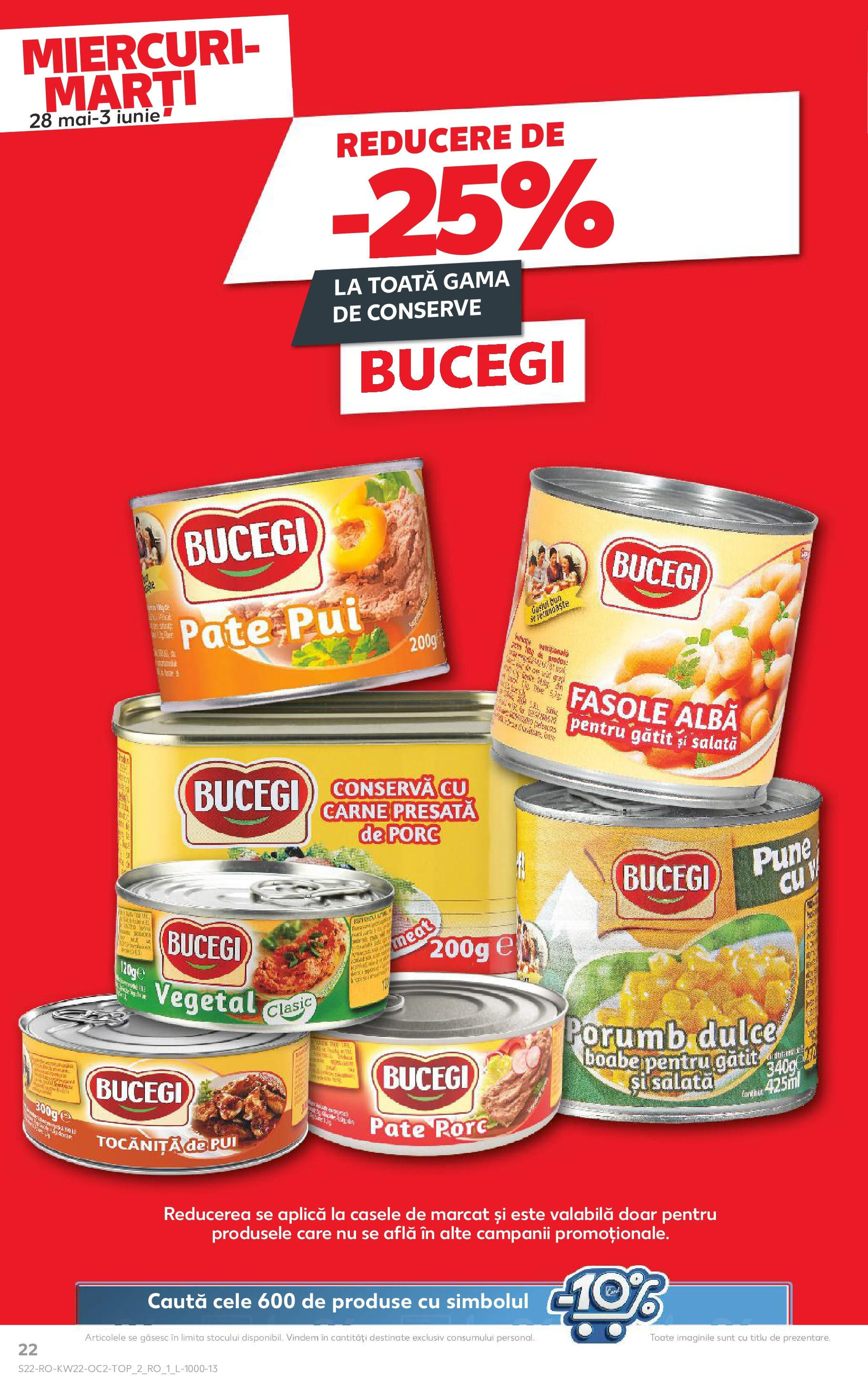 Catalog Kaufland - Râșnov 27.05.2025 || Revista si Oferte | Pagină: 22 | Produse: Pate, Salată, Porumb, Fasole albă Catalog Kaufland - Râșnov 27.05.2025 - Revista si Oferta | Pagină: 22 | Produse: Pate, Salată, Porumb, Fasole albă