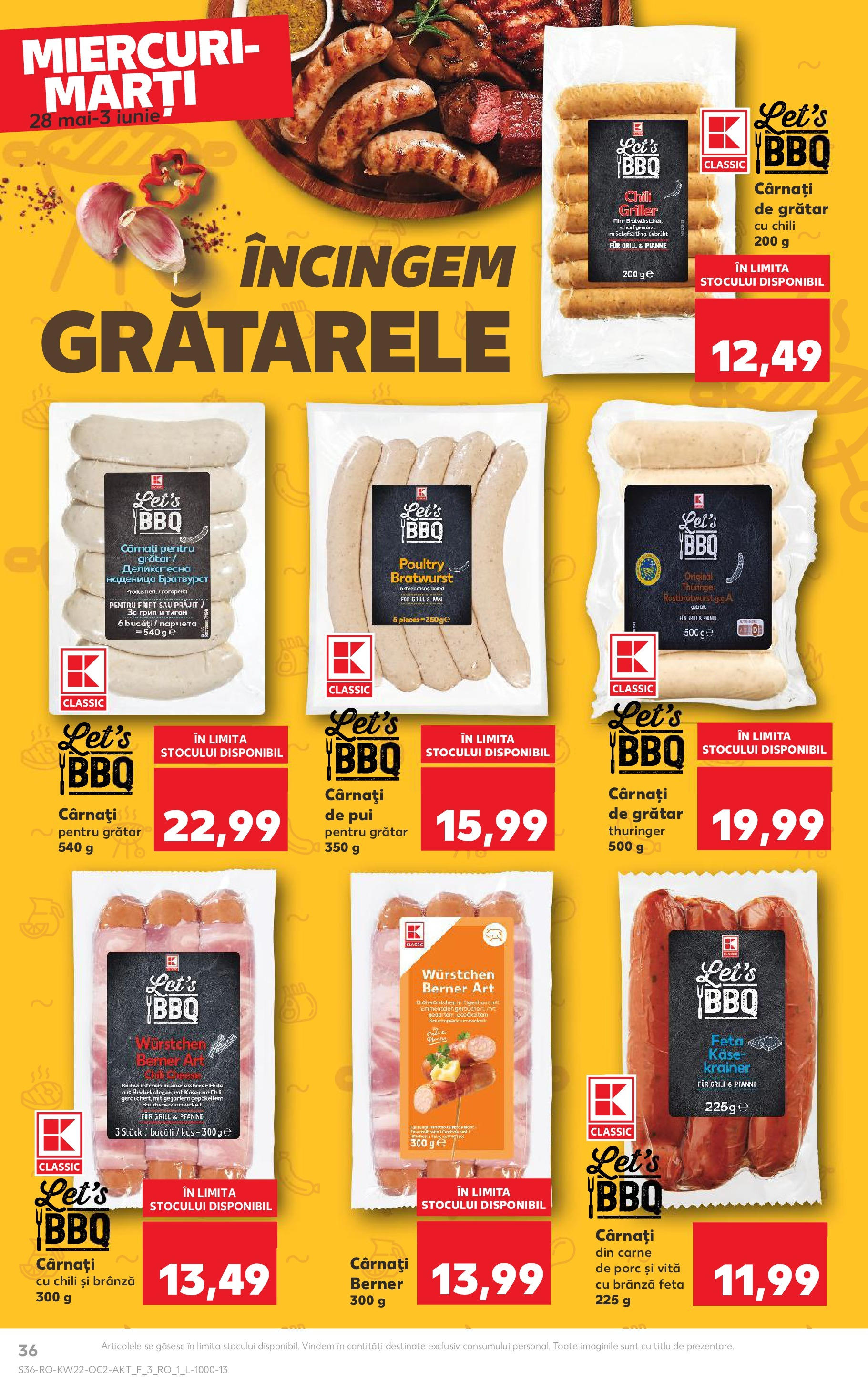 Catalog Kaufland - Râșnov 27.05.2025 || Revista si Oferte | Pagină: 36 | Produse: Grill, Grătar, Brânză, Cârnați Catalog Kaufland - Râșnov 27.05.2025 - Revista si Oferta | Pagină: 36 | Produse: Grill, Grătar, Brânză, Cârnați