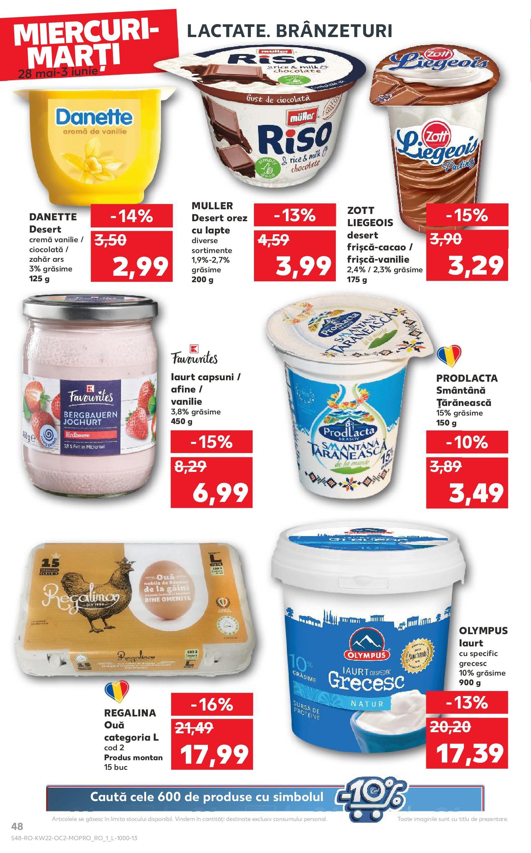 Catalog Kaufland - Râșnov 27.05.2025 || Revista si Oferte | Pagină: 48 | Produse: Masaüstü kılıfı, Cremă, Orez, Smântână Catalog Kaufland - Râșnov 27.05.2025 - Revista si Oferta | Pagină: 48 | Produse: Masaüstü kılıfı, Cremă, Orez, Smântână