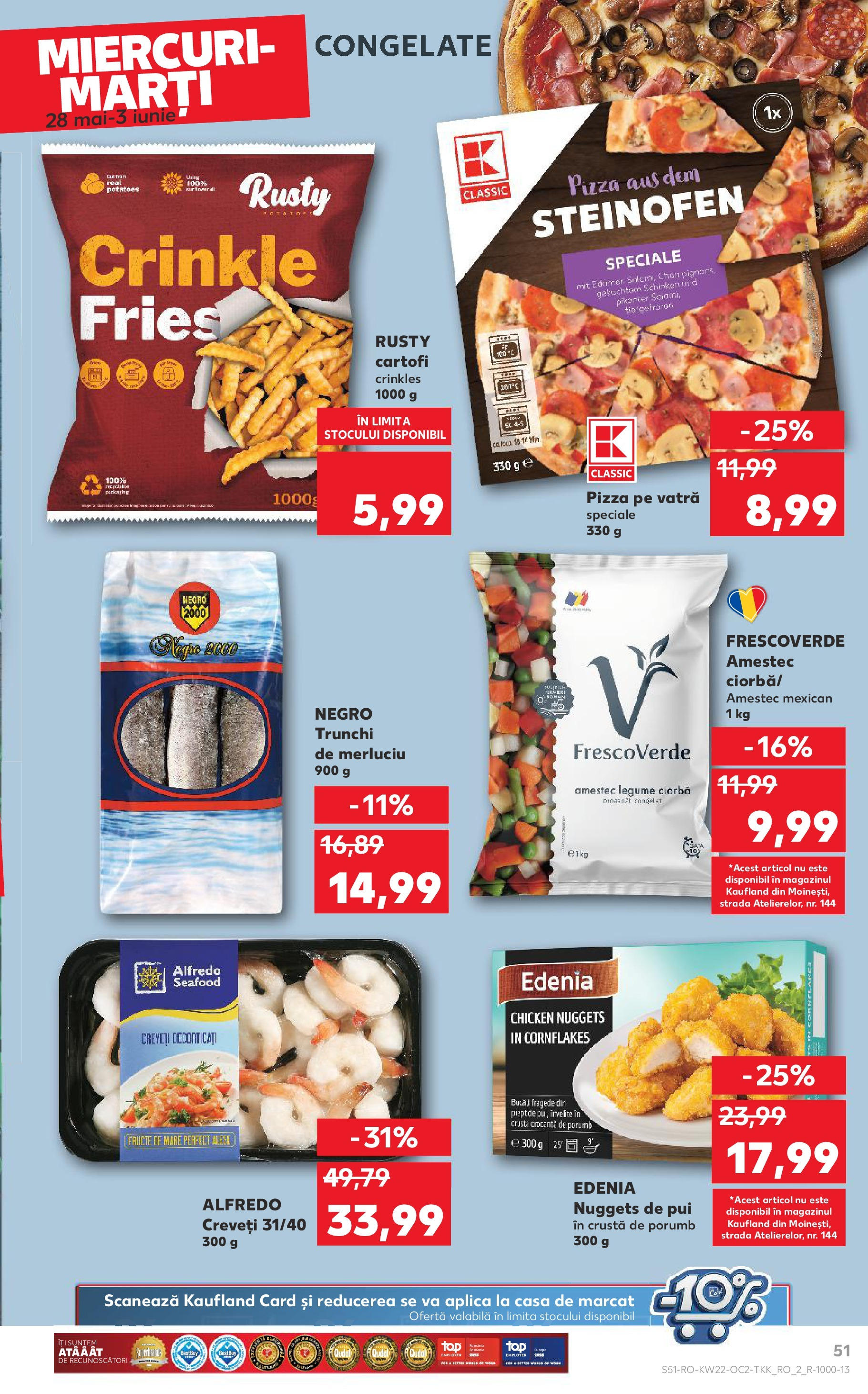 Catalog Kaufland - Râșnov 27.05.2025 || Revista si Oferte | Pagină: 51 | Produse: Hacıyatmaz Kedi Oyuncağı, Pizza, Cartofi, Legume Catalog Kaufland - Râșnov 27.05.2025 - Revista si Oferta | Pagină: 51 | Produse: Hacıyatmaz Kedi Oyuncağı, Pizza, Cartofi, Legume