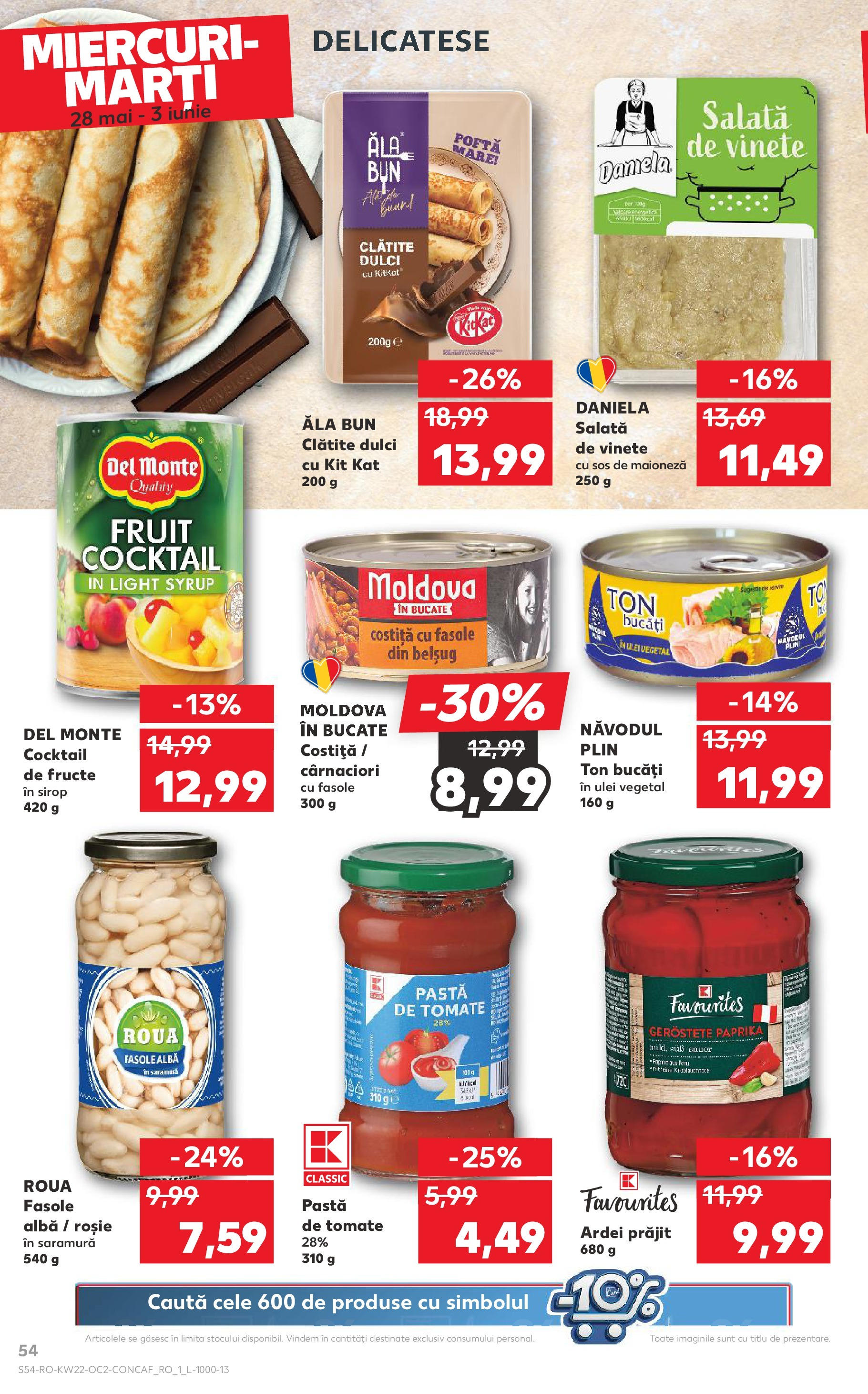 Catalog Kaufland - Râșnov 27.05.2025 || Revista si Oferte | Pagină: 54 | Produse: Ardei, Clătite, Sirop, Fructe Catalog Kaufland - Râșnov 27.05.2025 - Revista si Oferta | Pagină: 54 | Produse: Ardei, Clătite, Sirop, Fructe