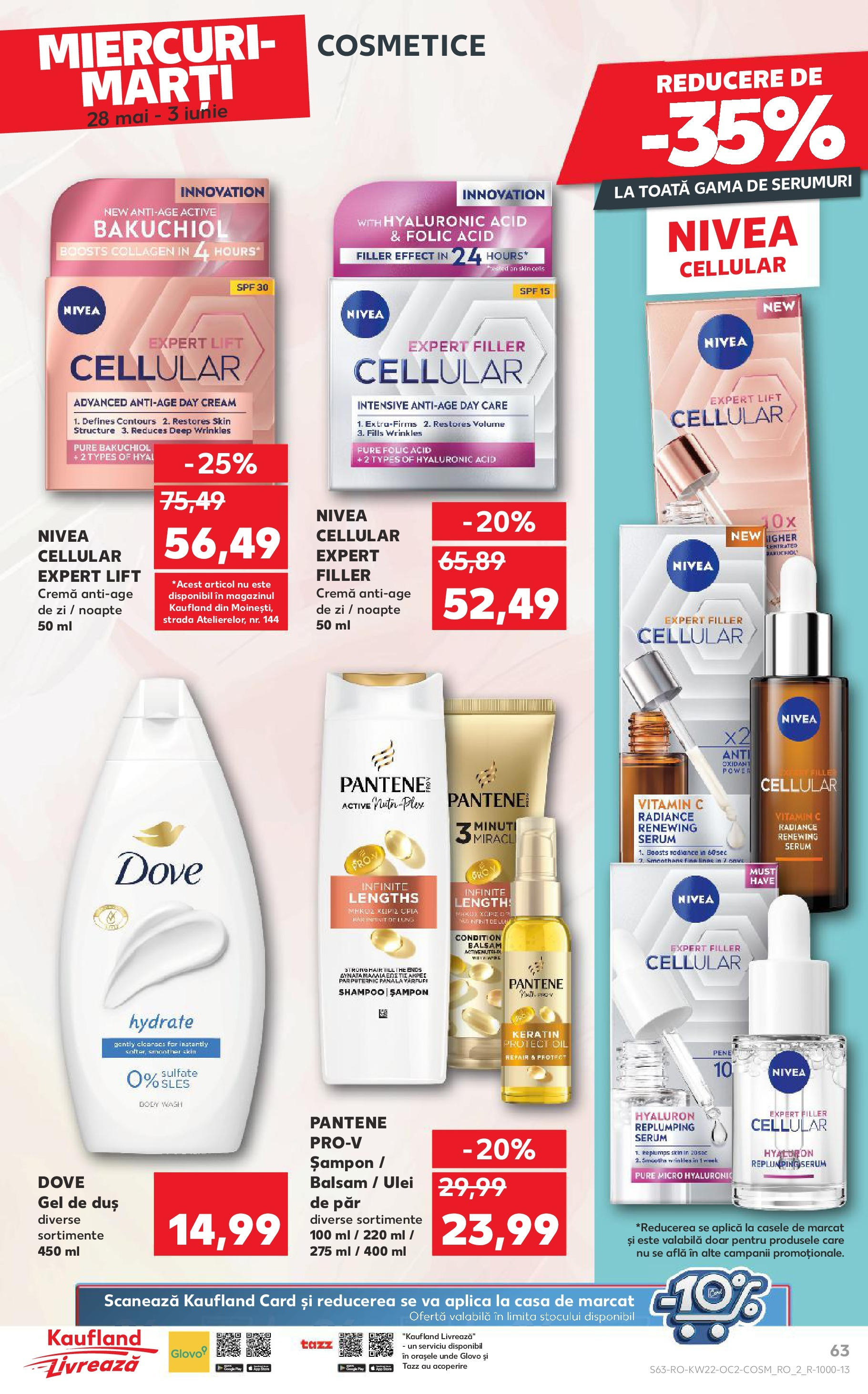 Catalog Kaufland - Râșnov 27.05.2025 || Revista si Oferte | Pagină: 63 | Produse: Duș, Șampon, Balsam, Cremă Catalog Kaufland - Râșnov 27.05.2025 - Revista si Oferta | Pagină: 63 | Produse: Duș, Șampon, Balsam, Cremă