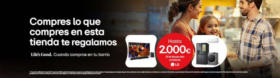 ¡Compres lo que compres, LG te regala hasta 2.000€, si te llevas otro producto LG!