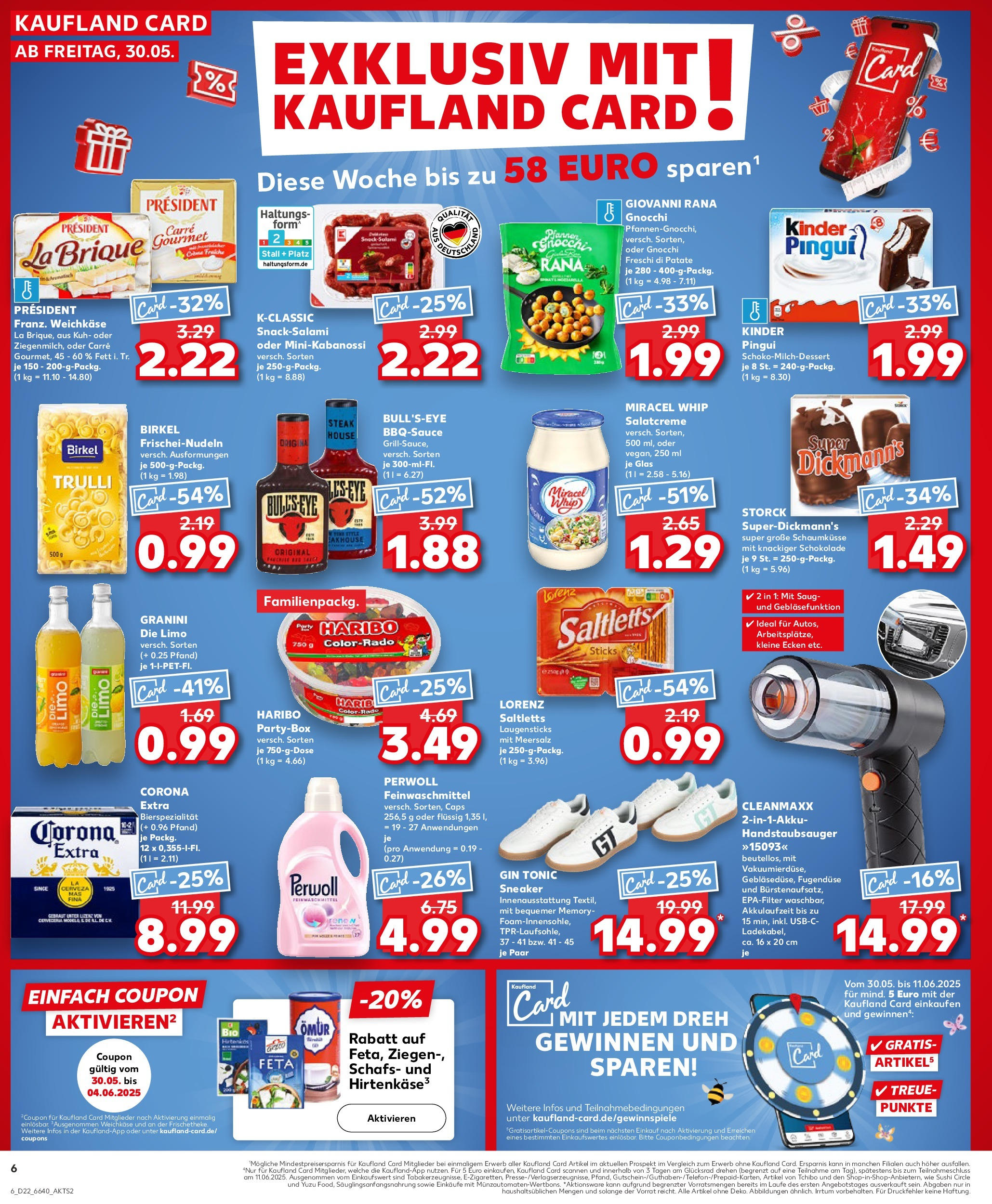 Kaufland prospekt Albstadt	 (ab 29.05.2025) » Angebote Online zum Blättern | Seite: 6 | Produkte: Schokolade, Perwoll, Granini die limo, Gin