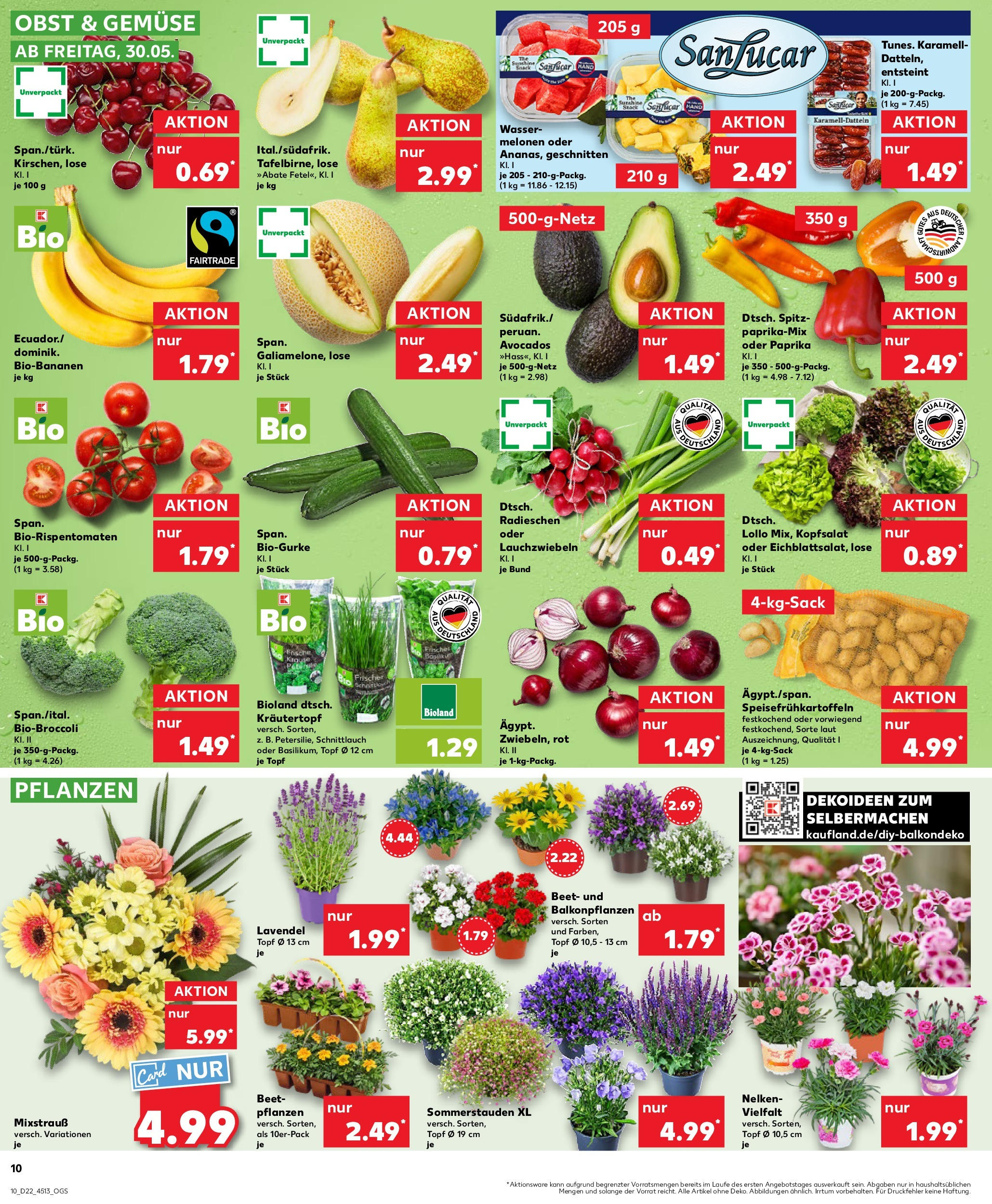 Kaufland prospekt Albstadt	 (ab 29.05.2025) » Angebote Online zum Blättern | Seite: 10 | Produkte: Wasser, Gemüse, Paprika, Lavendel