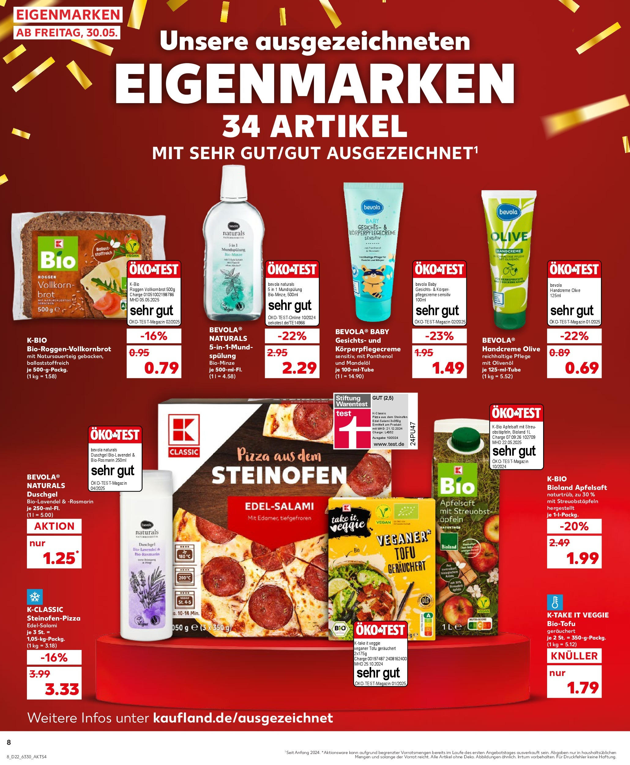 Kaufland prospekt Itzehoe	 (ab 29.05.2025) » Angebote Online zum Blättern | Seite: 8 | Produkte: Handcreme, Duschgel, Body Cream, Pizza
