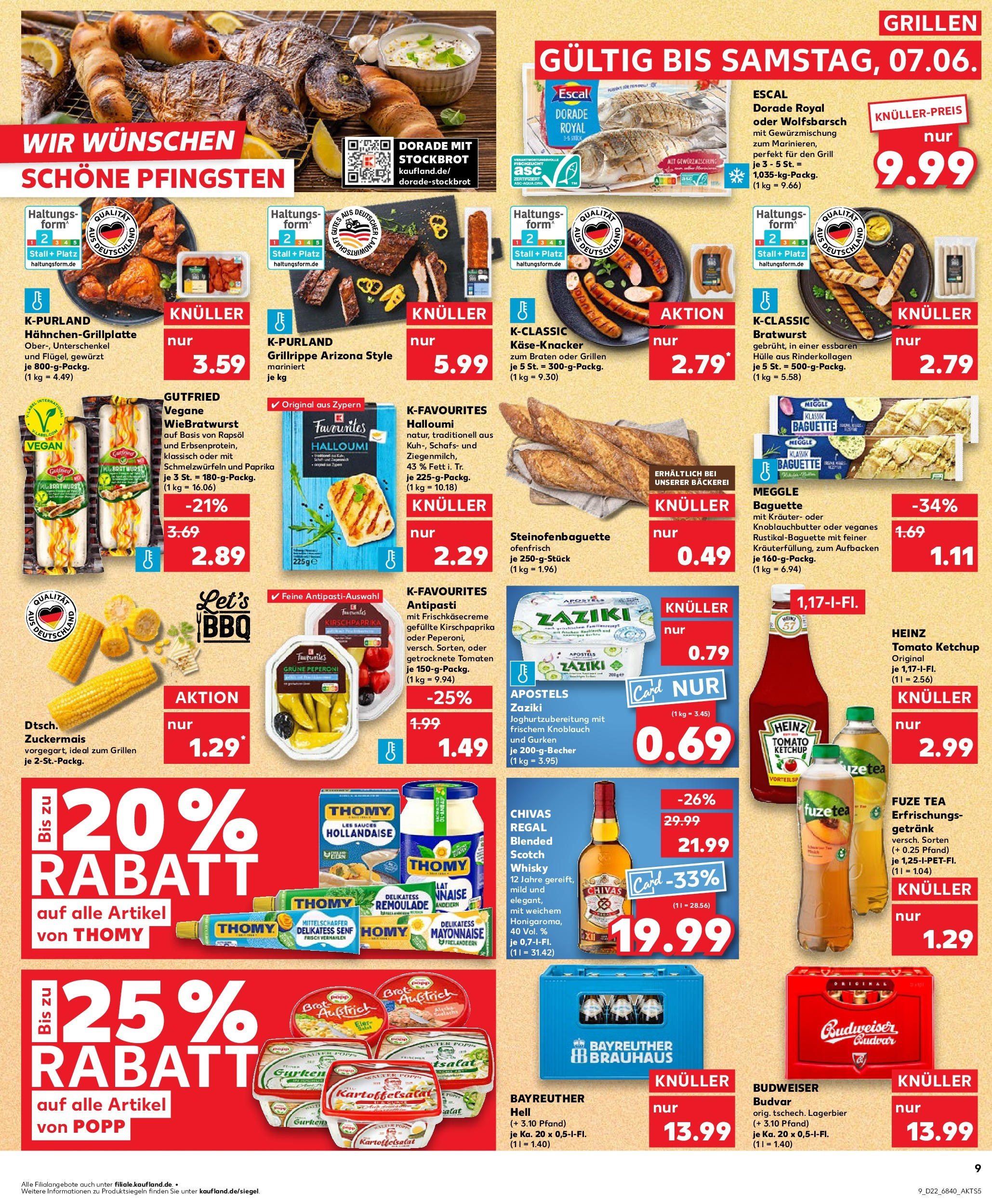 Kaufland prospekt Itzehoe	 (ab 29.05.2025) » Angebote Online zum Blättern | Seite: 9 | Produkte: Grill, Bratwurst, Mayonnaise, Gurken