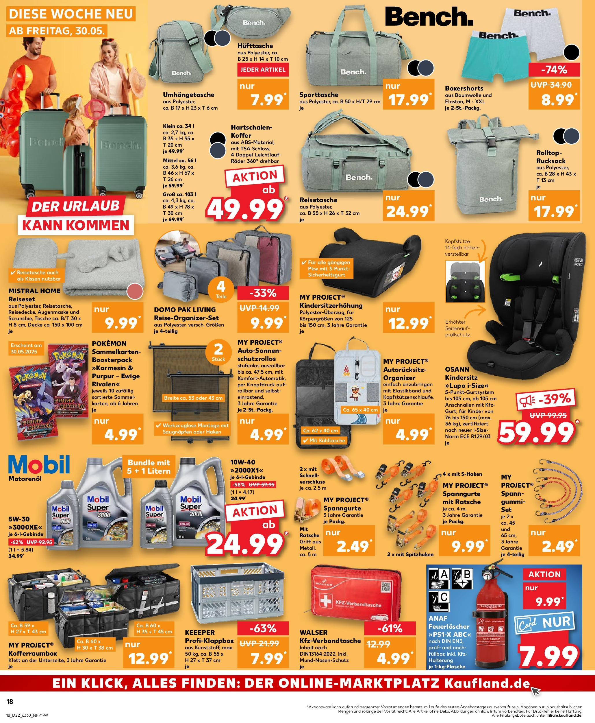 Kaufland prospekt Itzehoe	 (ab 29.05.2025) » Angebote Online zum Blättern | Seite: 18 | Produkte: Box, Boxer, Rucksack, Augenmaske