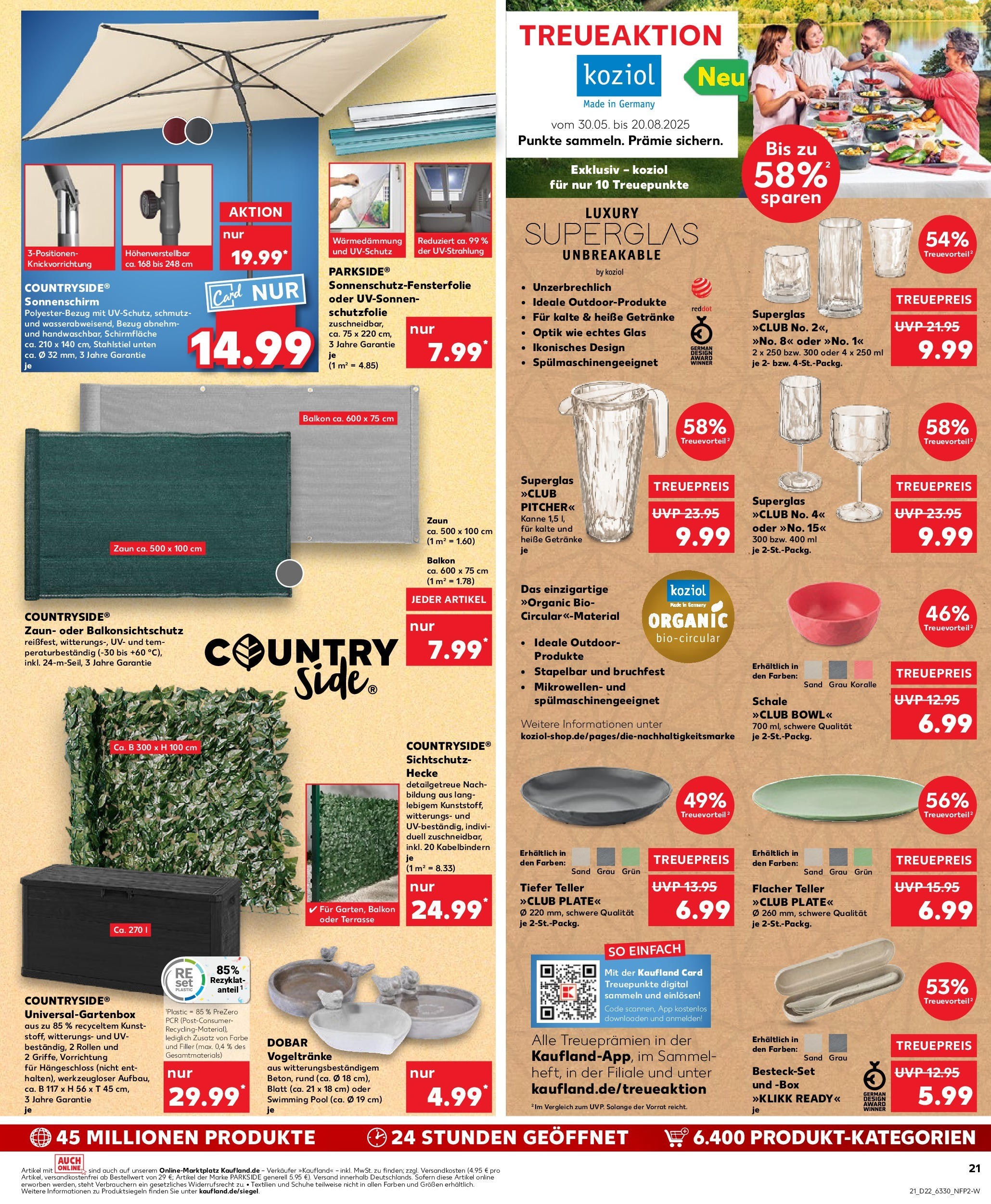 Kaufland prospekt Itzehoe	 (ab 29.05.2025) » Angebote Online zum Blättern | Seite: 21 | Produkte: Box, Sonnenschirm