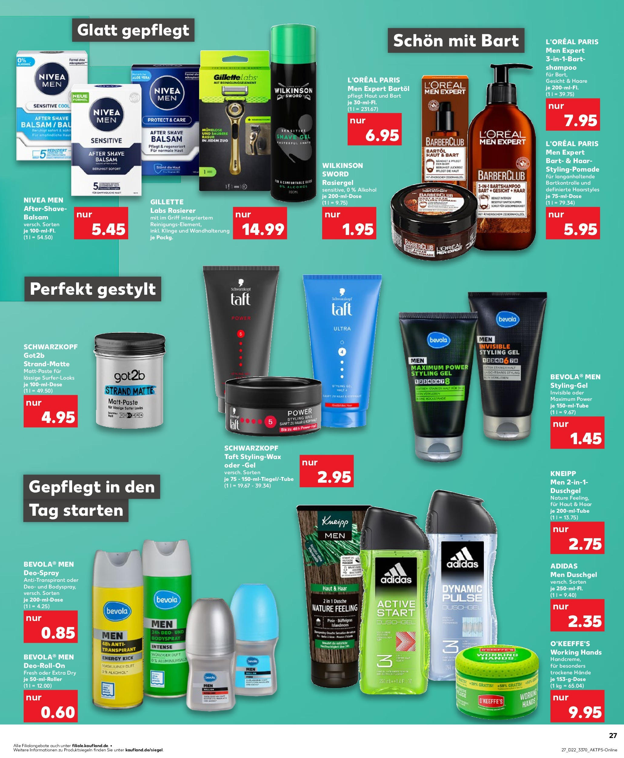 Kaufland prospekt Freital	 (ab 29.05.2025) » Angebote Online zum Blättern | Seite: 27 | Produkte: Rasierer, Dusche, Shower Gel, Deospray