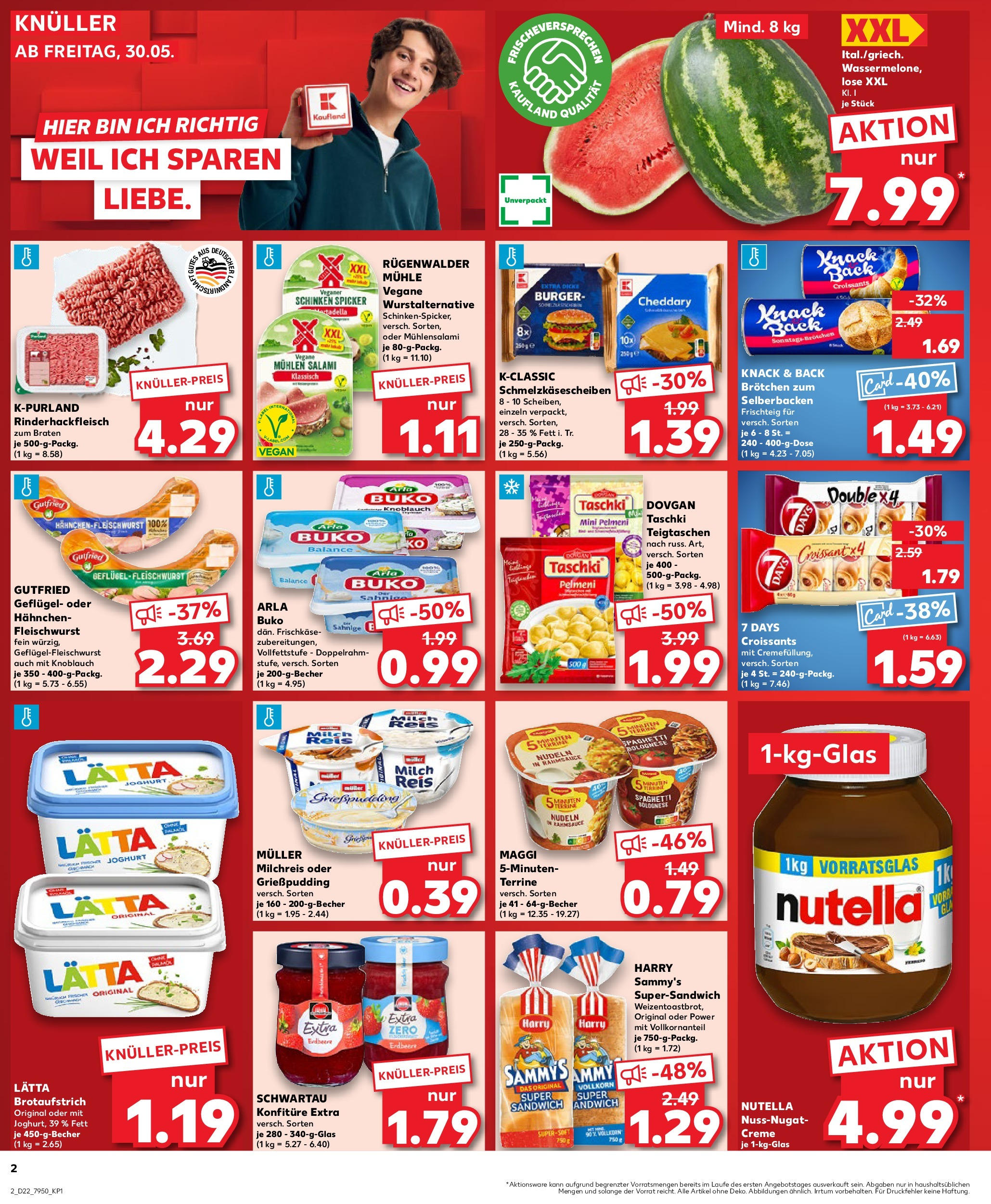 Kaufland prospekt Itzehoe	 (ab 29.05.2025) » Angebote Online zum Blättern | Seite: 2 | Produkte: Creme, Wassermelone, Salami, Frischkase