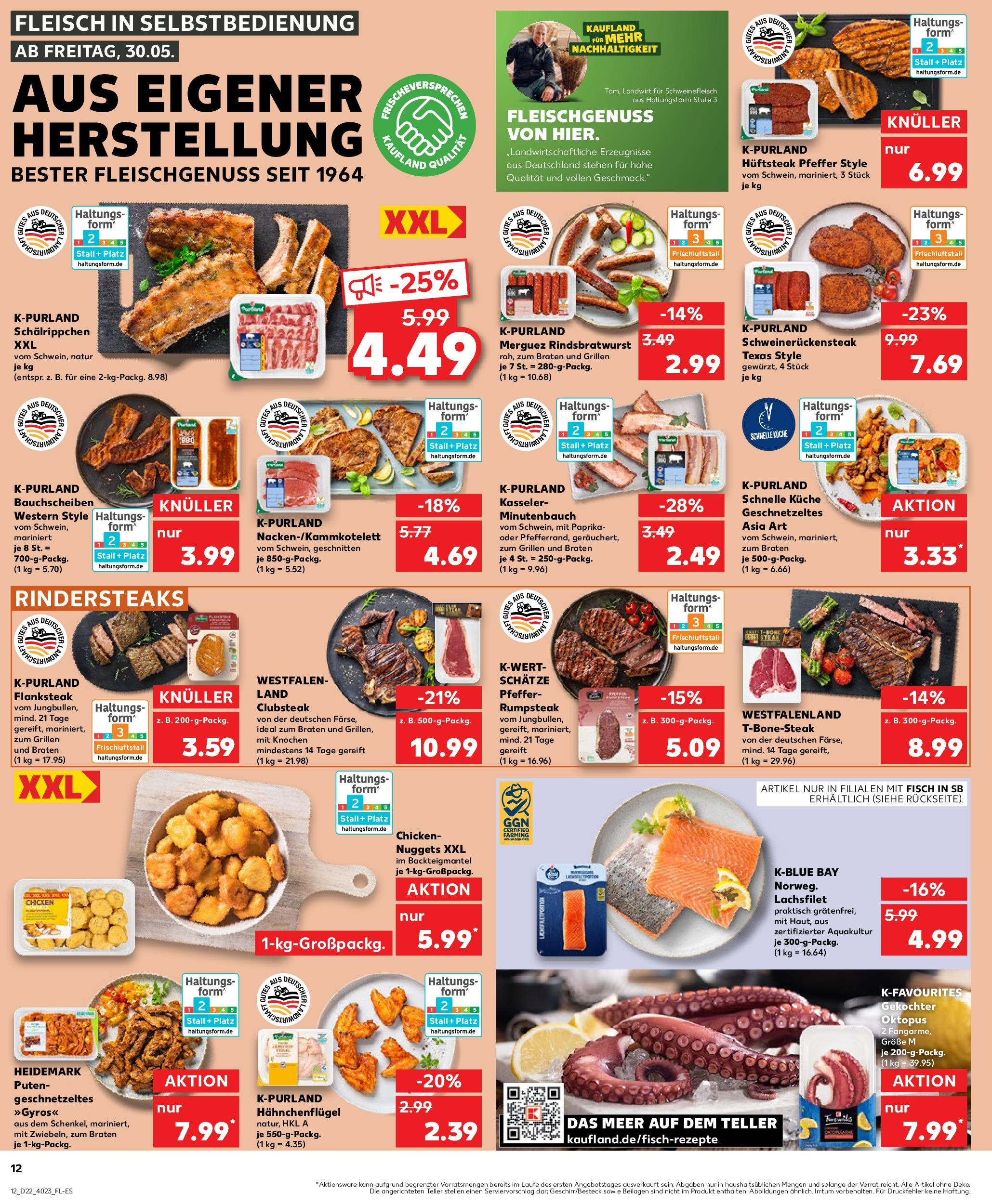 Kaufland prospekt Berlin	 (ab 29.05.2025) » Angebote Online zum Blättern | Seite: 12 | Produkte: Küche, Gyros, Pfeffer, Schweinefleisch