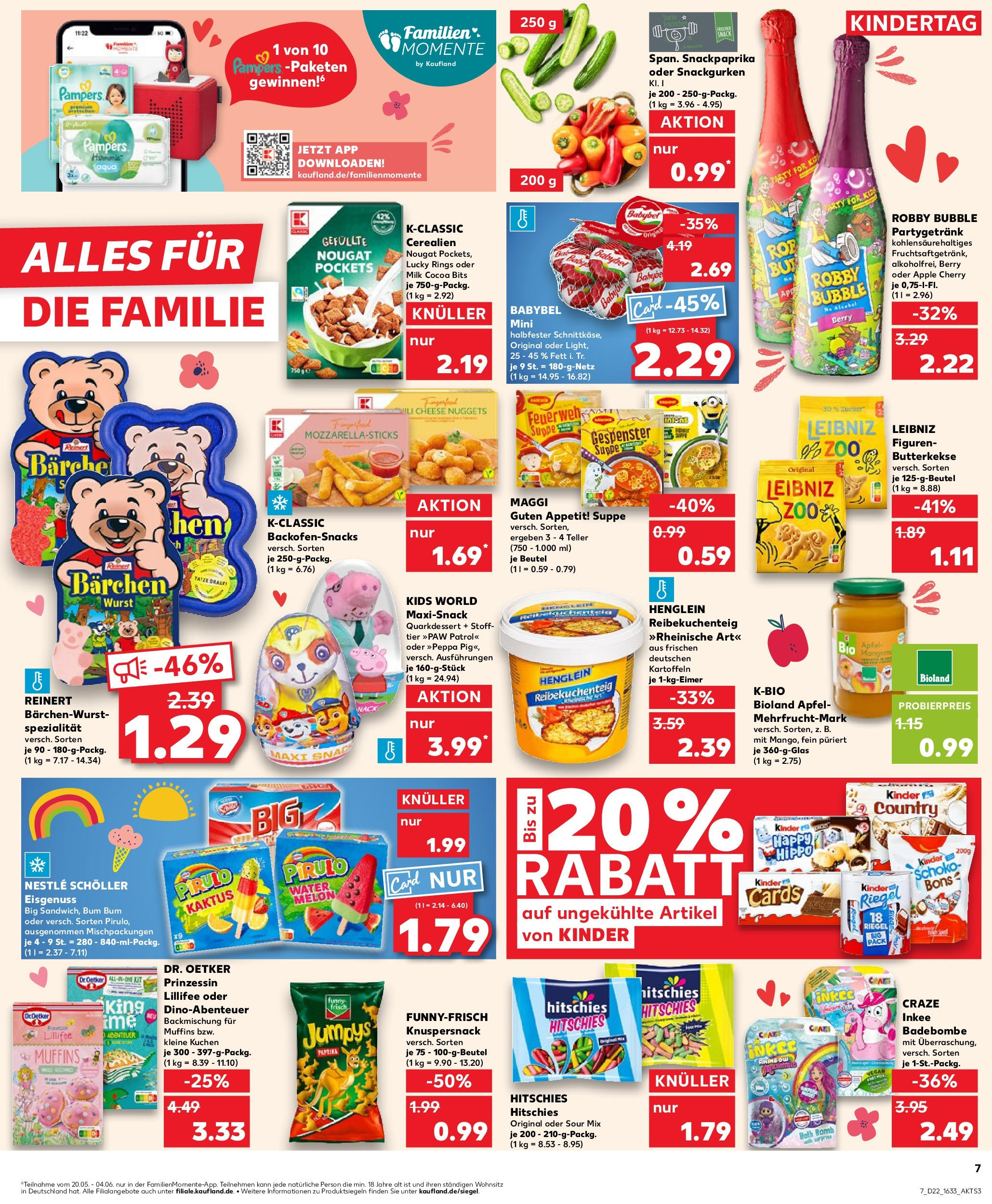 Kaufland prospekt München	 (ab 29.05.2025) » Angebote Online zum Blättern | Seite: 7 | Produkte: Pampers, Äpfel, Butterkekse, Kartoffeln