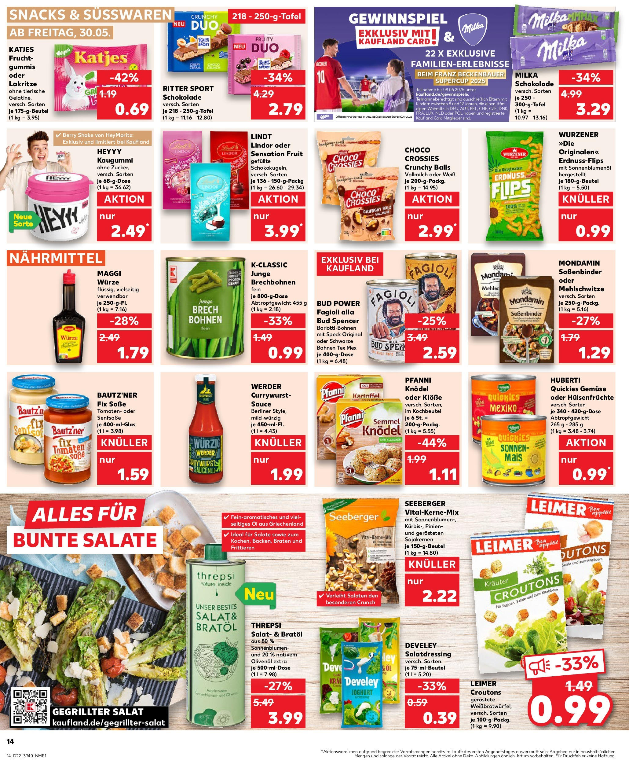 Kaufland prospekt Freital	 (ab 29.05.2025) » Angebote Online zum Blättern | Seite: 14 | Produkte: Ritter sport, Dressing, Tomaten, Salat