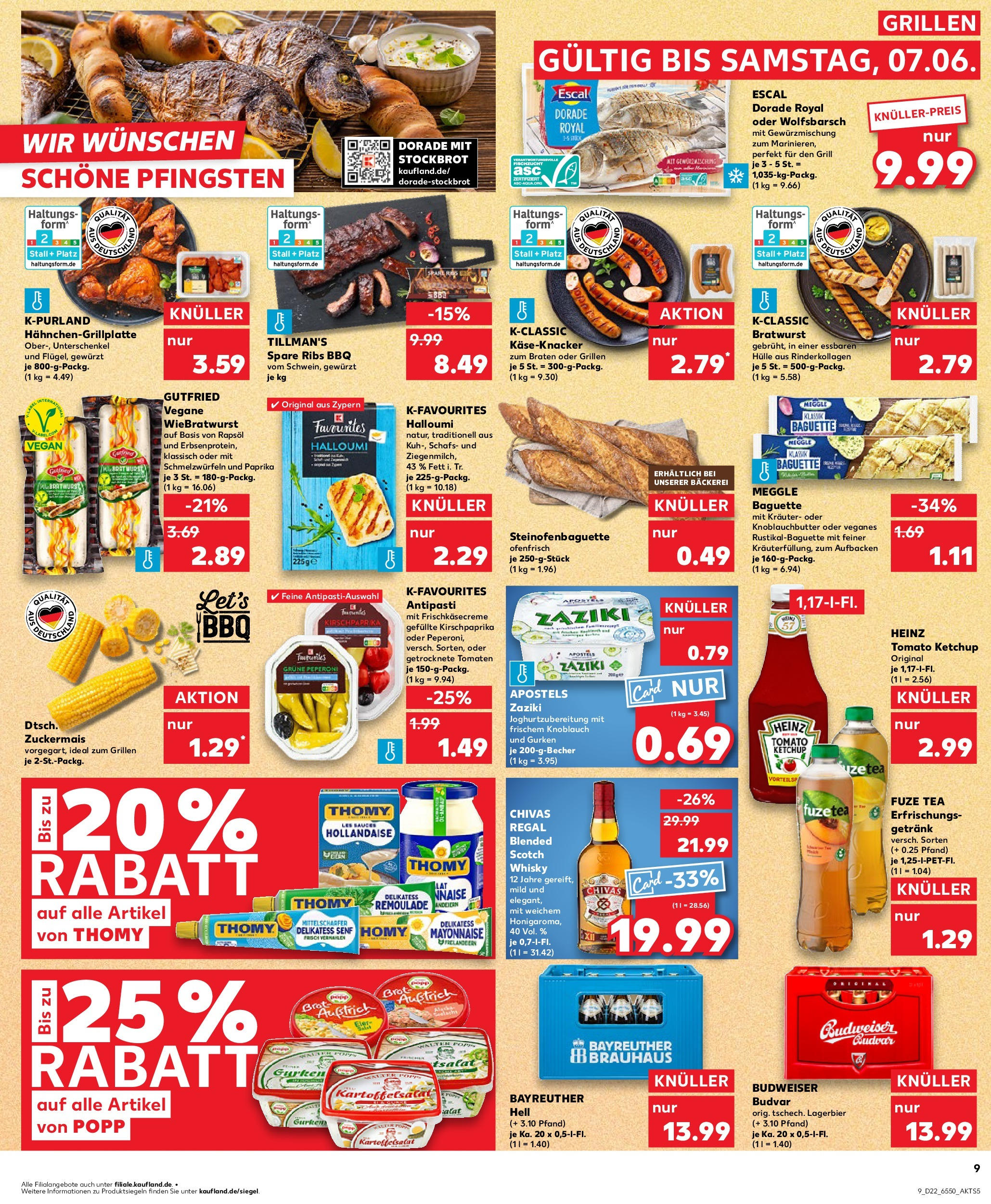 Kaufland prospekt Walsrode	 (ab 29.05.2025) » Angebote Online zum Blättern | Seite: 9 | Produkte: Regal, Bratwurst, Tomaten, Mayonnaise