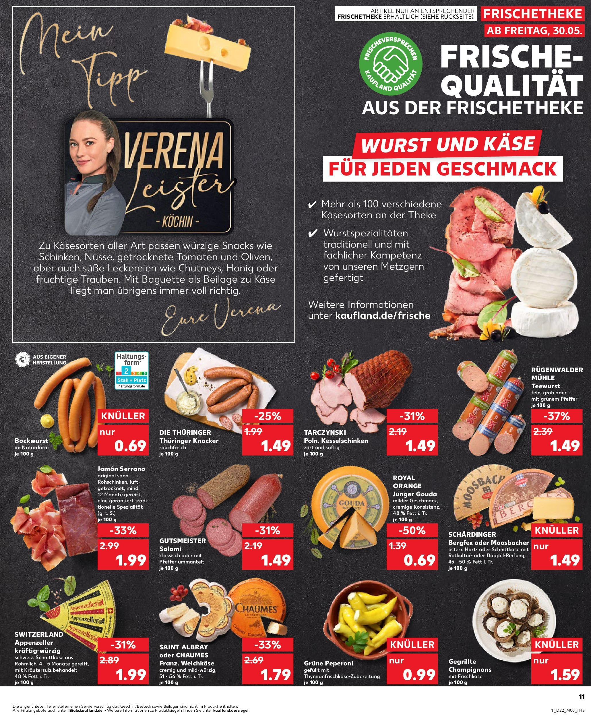 Kaufland prospekt Freital	 (ab 29.05.2025) » Angebote Online zum Blättern | Seite: 11 | Produkte: Käse, Tomaten, Wurst, Frischkase