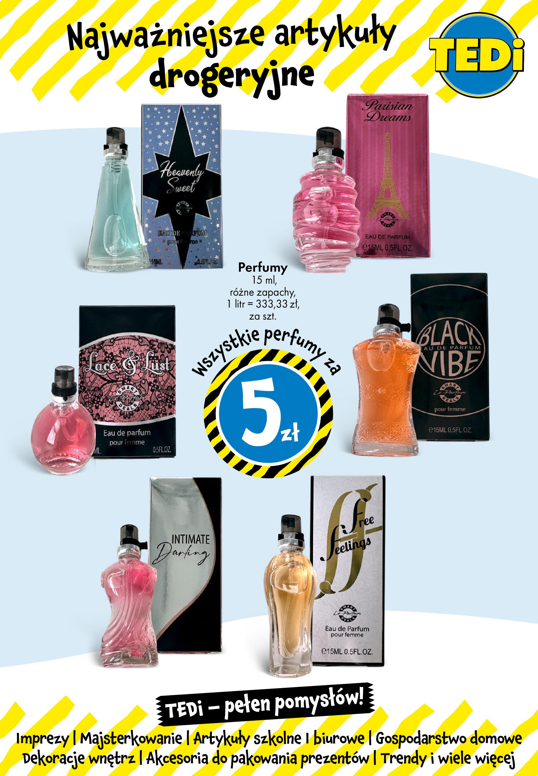 TEDi Gazetka - Stanisławów Pierwszy od (29.05.2025 - 05.06.2025) | Strona: 11 | Produkty: Perfumy, Artykuły szkolne