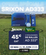 Golf Plus BALLES DE GOLF AD 333 - au 06.06.2025