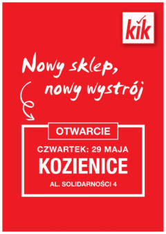 Pogląd gazetki "Kozienice" ze sklepu Kik ważnej od 26.05.2025