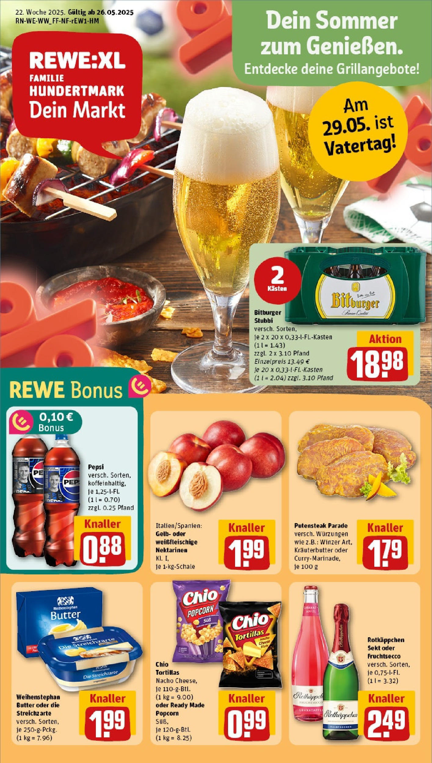 REWE Prospekt ab 25.05.2025 nächste Woche - Prospekt Bad Marienberg Vorschau von dem Prospekt des Geschäftes Rewe, gültig ab dem 25.05.2025