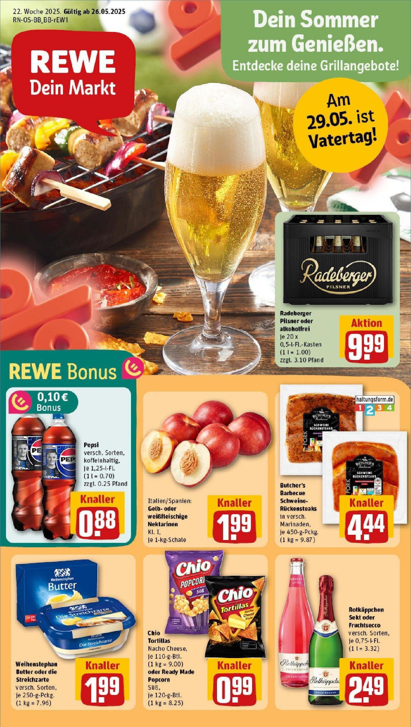 REWE Prospekt ab 25.05.2025 nächste Woche - Prospekt Berlin / Prenzlauer Berg Vorschau von dem Prospekt des Geschäftes Rewe, gültig ab dem 25.05.2025