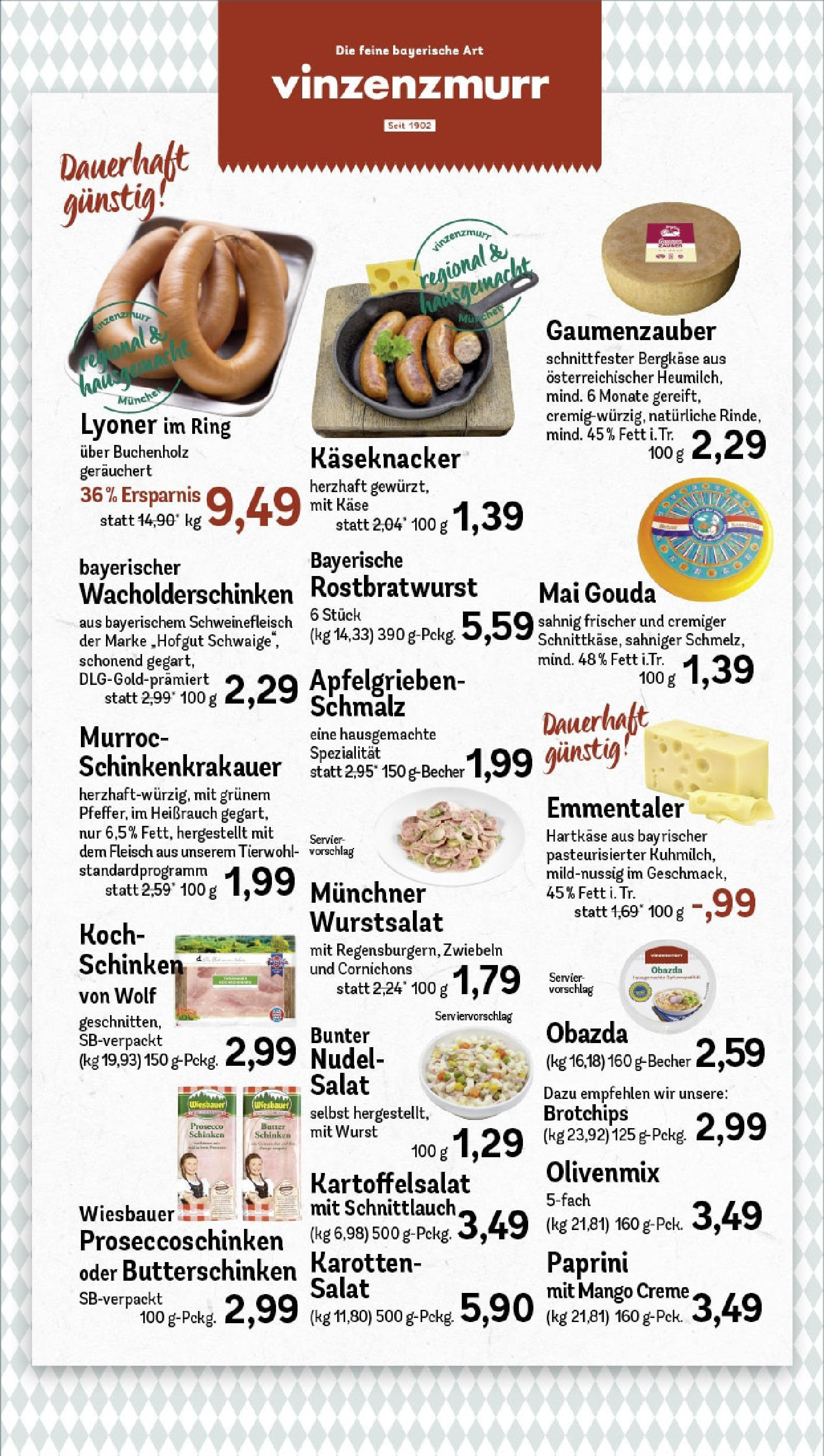 Rewe prospekt Unterschleißheim	 (ab 25.05.2025) zum Blättern » Angebote | Seite: 9 | Produkte: Wurst, Pasta, Schinken, Schweinefleisch