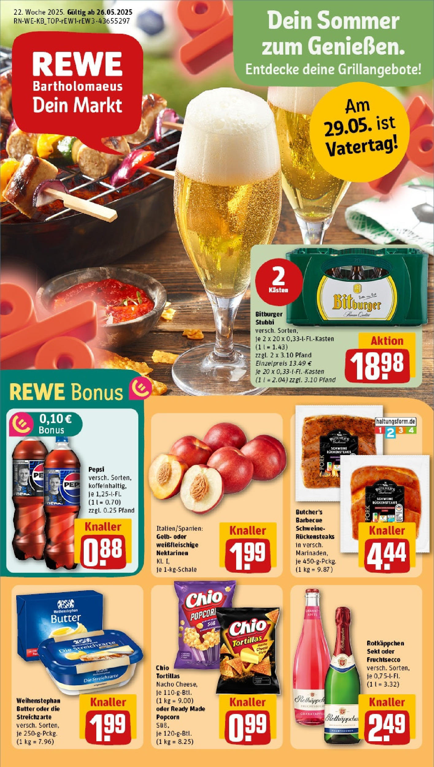 REWE Prospekt ab 25.05.2025 nächste Woche - Prospekt Neuwied Vorschau von dem Prospekt des Geschäftes Rewe, gültig ab dem 25.05.2025