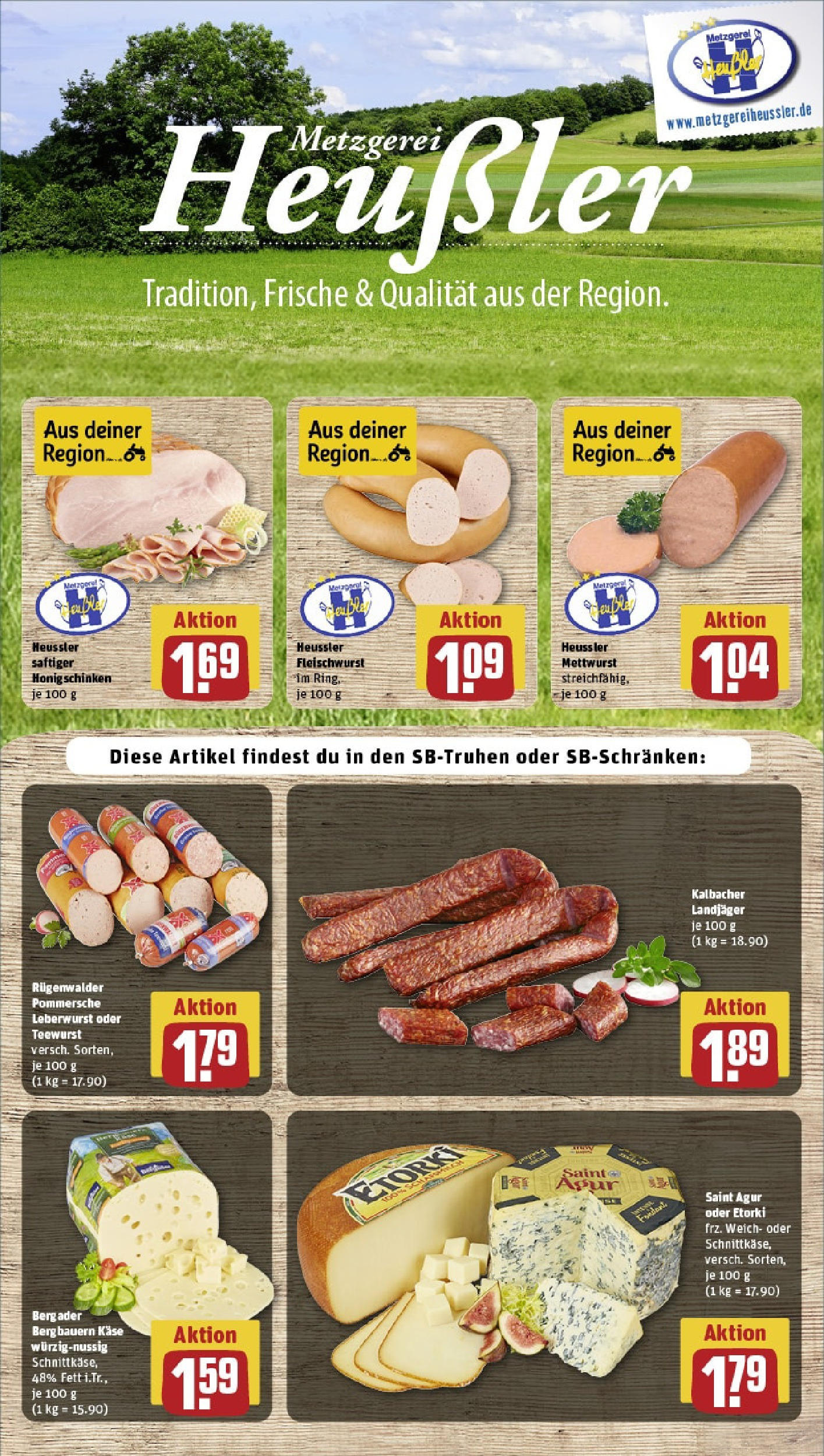 Rewe prospekt Giengen An Der Brenz	 (ab 25.05.2025) zum Blättern » Angebote | Seite: 9 | Produkte: Käse, Schinken