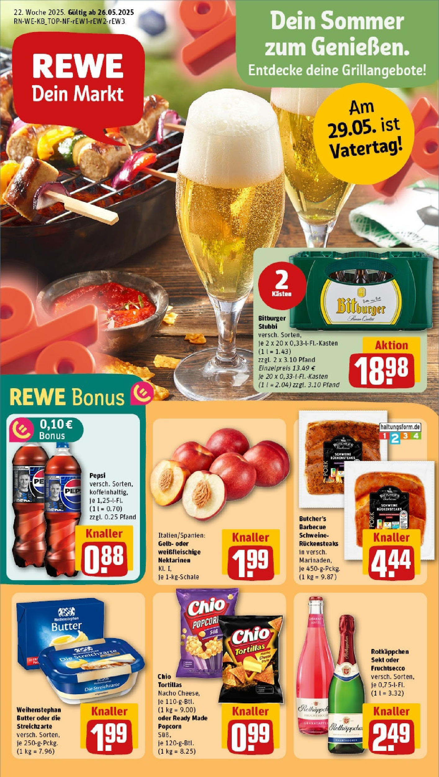 REWE Prospekt ab 25.05.2025 nächste Woche - Prospekt Oberwesel	