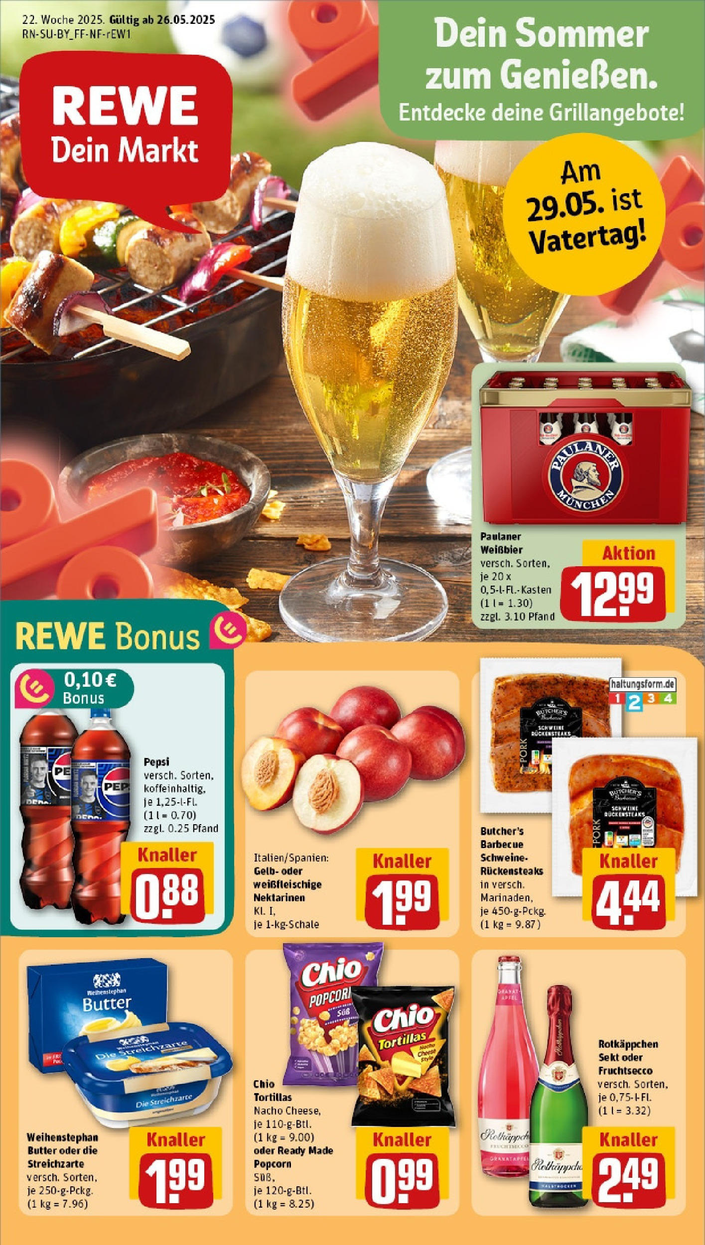 Rewe prospekt Regensburg (ab 25.05.2025) zum Blättern » Angebote | Seite: 1 | Produkte: Rotkappchen sekt, Fruchtsecco, Rotkäppchen, Chips Rewe prospekt Regensburg (ab 25.05.2025) zum Blättern » Angebote | Seite: 1 | Produkte: Rotkappchen sekt, Fruchtsecco, Rotkäppchen, Chips