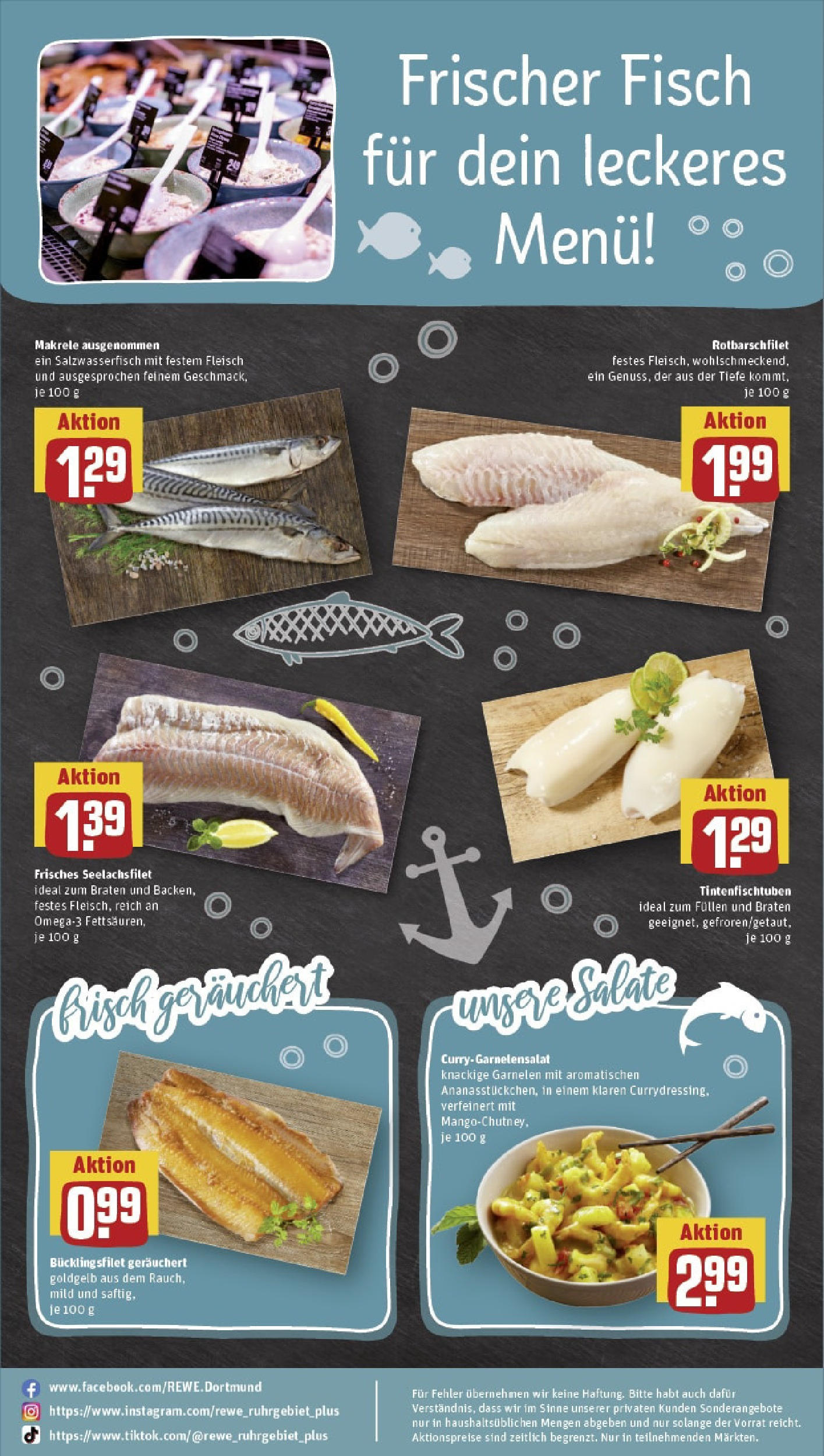 Rewe prospekt Lippstadt / Bad Waldliesborn	 (ab 25.05.2025) zum Blättern » Angebote | Seite: 33 | Produkte: Garnelen, Fisch, Fleisch