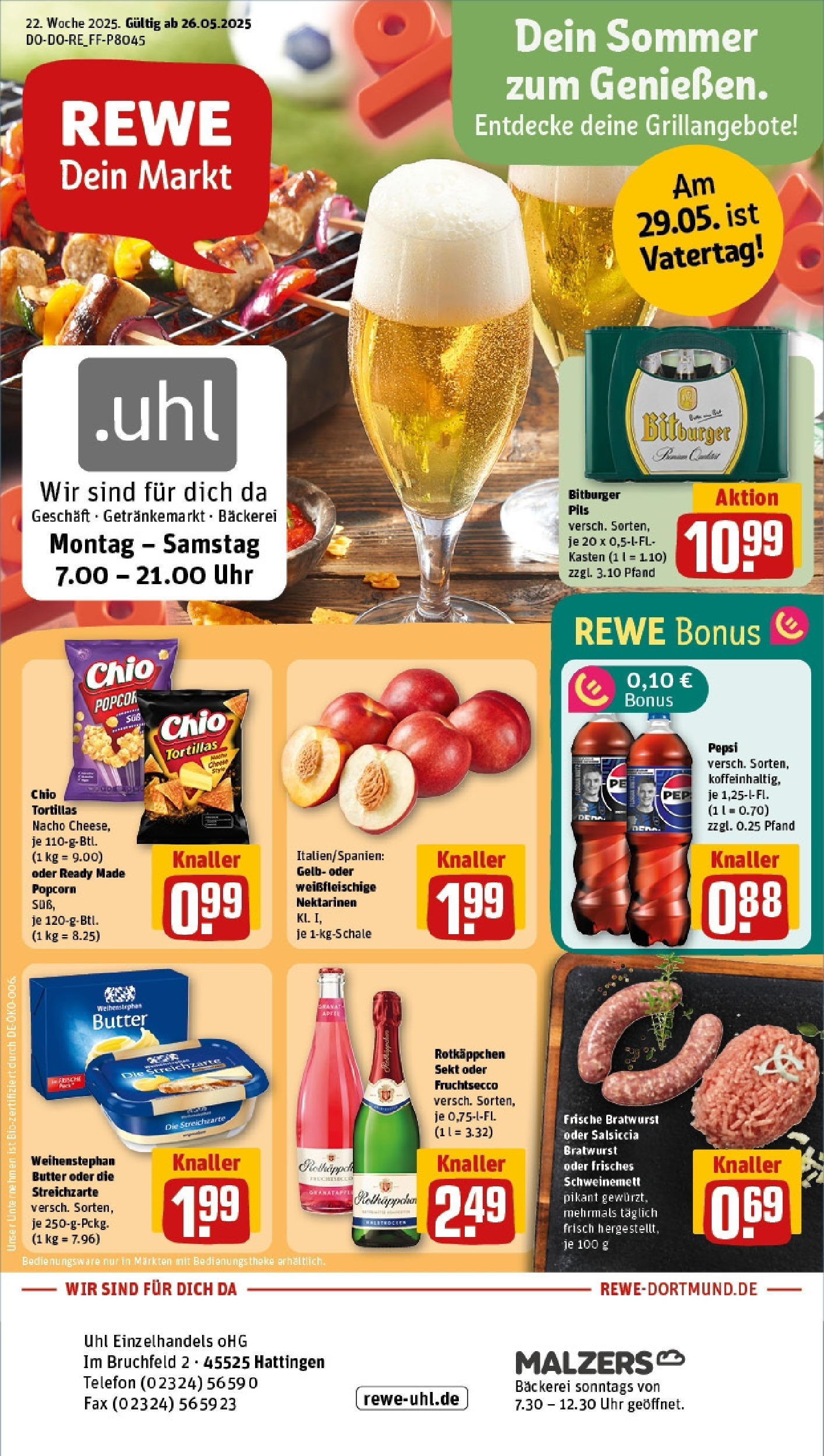 Rewe prospekt Hattingen (ab 25.05.2025) zum Blättern » Angebote | Seite: 1 | Produkte: Rotkappchen sekt, Cola, Sekt, Telefon Rewe prospekt Hattingen (ab 25.05.2025) zum Blättern » Angebote | Seite: 1 | Produkte: Rotkappchen sekt, Cola, Sekt, Telefon