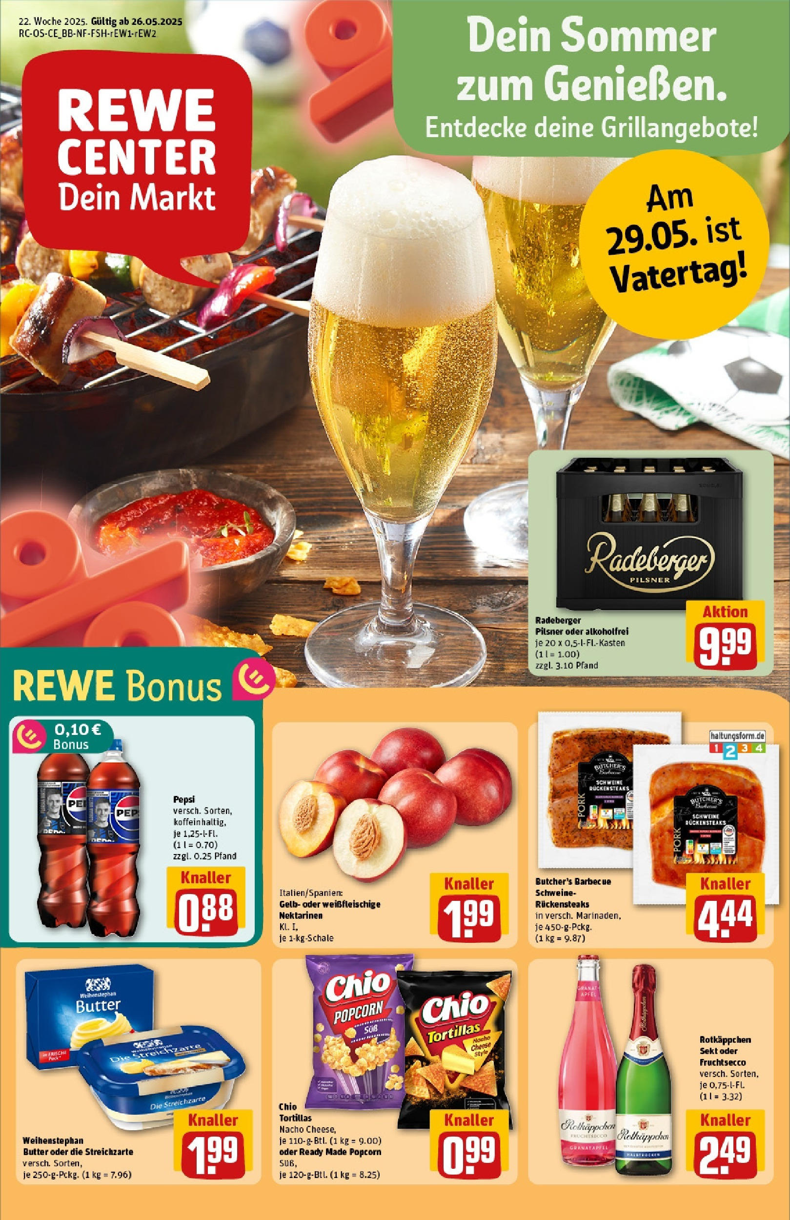 REWE Prospekt ab 25.05.2025 nächste Woche - Prospekt Chemnitz Vorschau von dem Prospekt des Geschäftes Rewe, gültig ab dem 25.05.2025