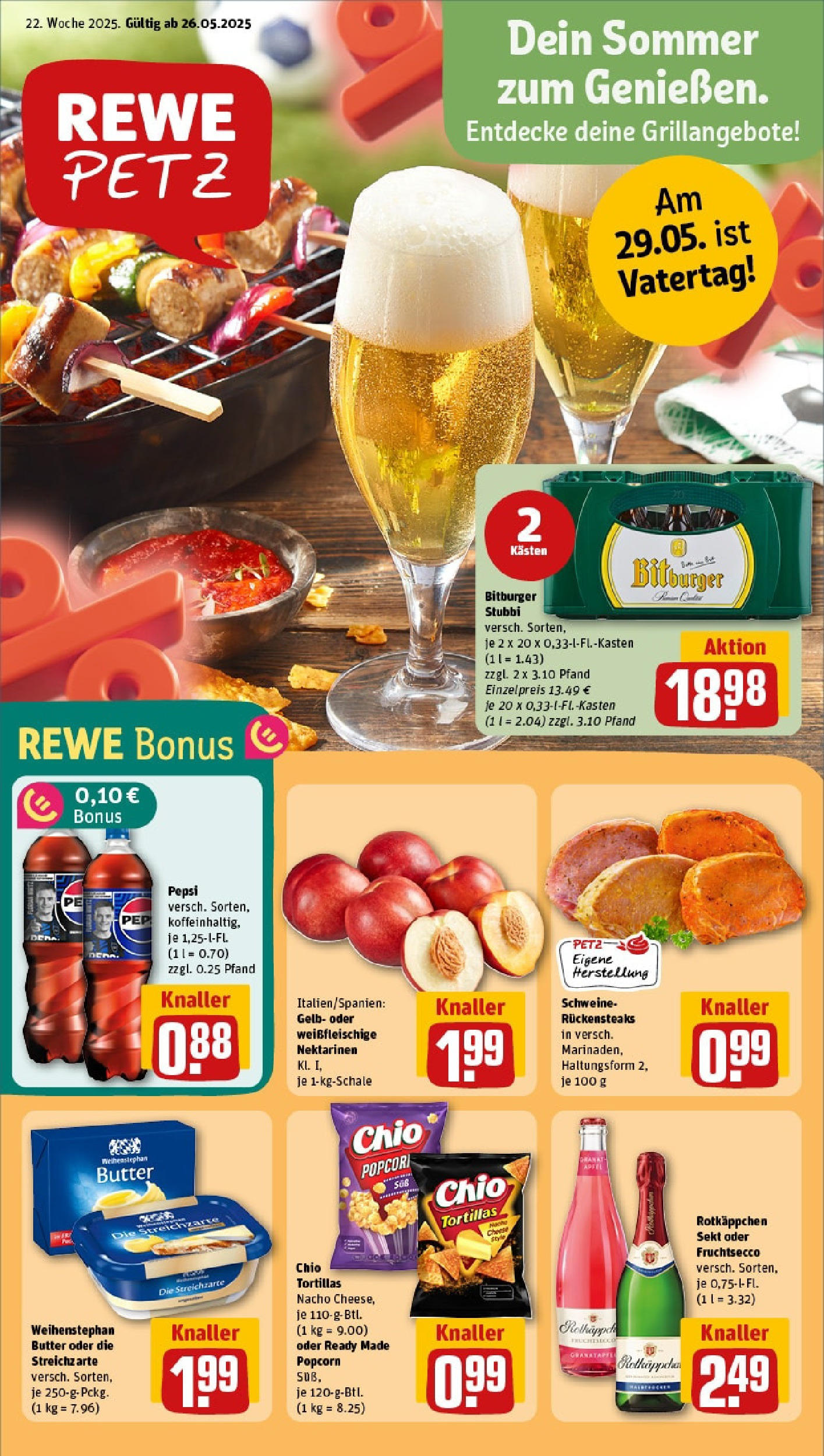 REWE Prospekt ab 25.05.2025 nächste Woche - Prospekt Bendorf Vorschau von dem Prospekt des Geschäftes Rewe, gültig ab dem 25.05.2025