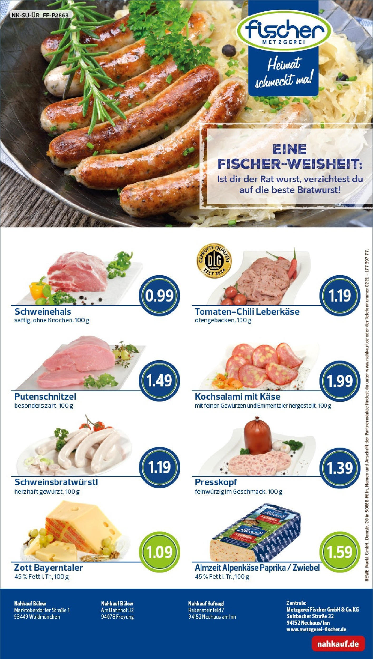 Rewe prospekt Freyung	 (ab 25.05.2025) zum Blättern » Angebote | Seite: 8 | Produkte: Käse, Paprika, Putenschnitzel, Leberkase