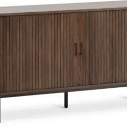 JYSK Bufet LYNGVIG 160cm 2 uși tambur stejar închis