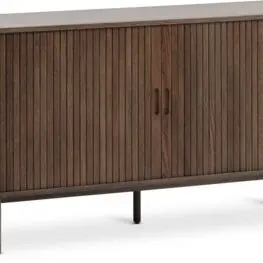 JYSK Bufet LYNGVIG 160cm 2 uși tambur stejar închis