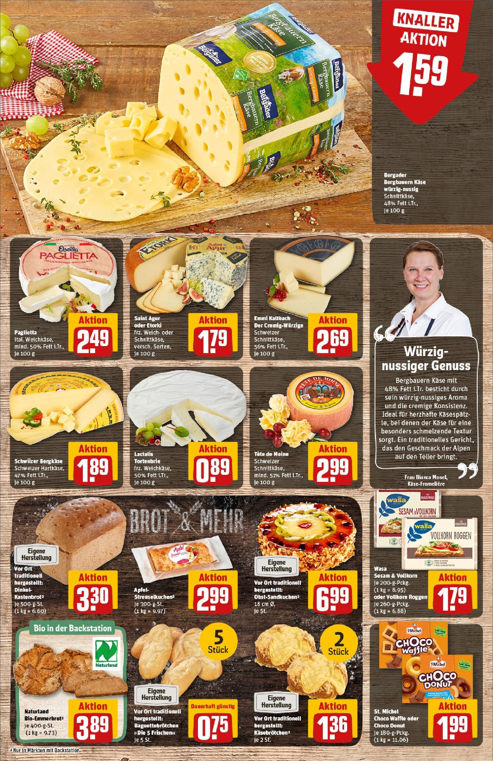 Rewe prospekt Egelsbach	 (ab 25.05.2025) zum Blättern » Angebote | Seite: 11 | Produkte: Käse, Äpfel, Brot