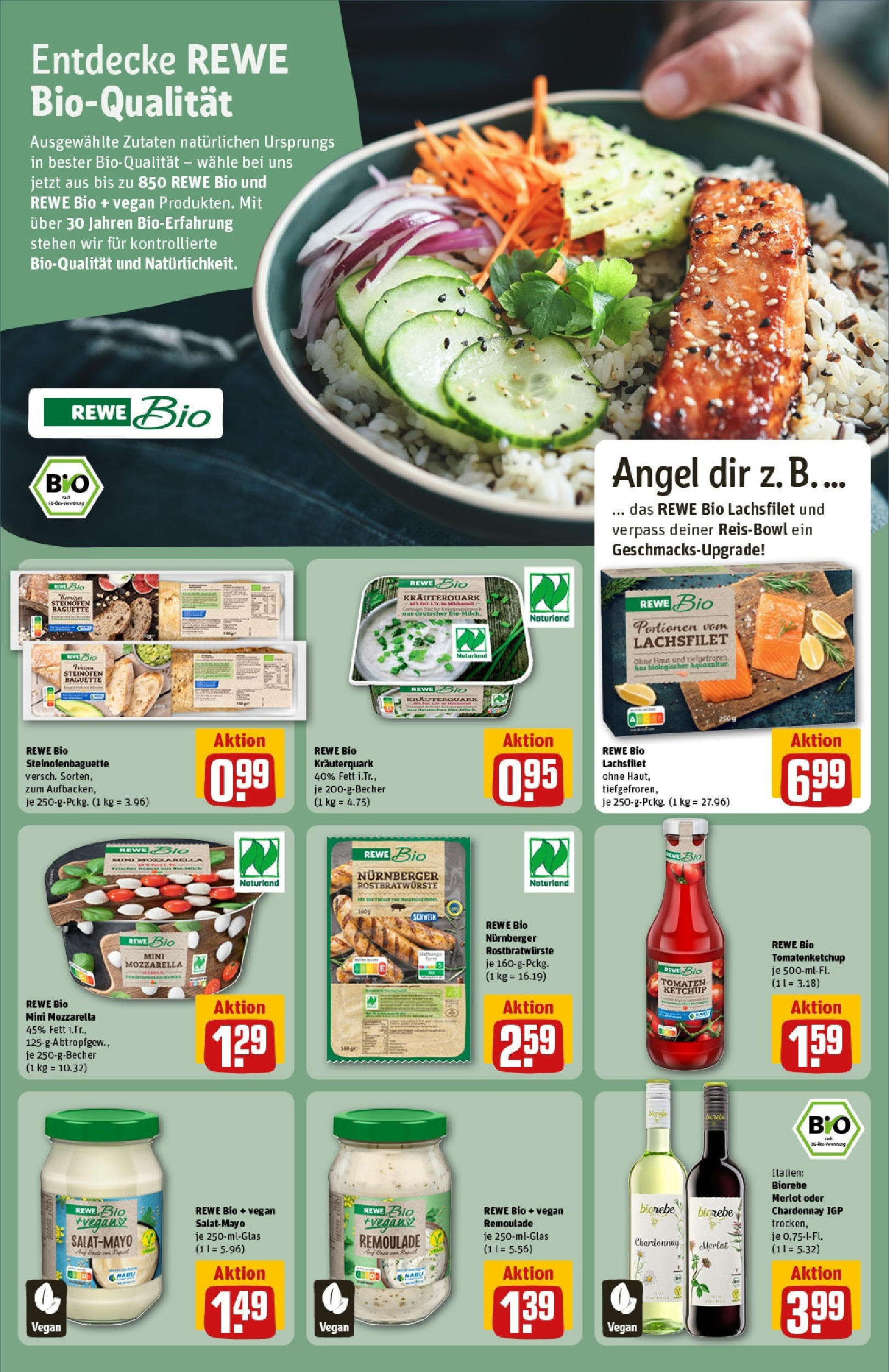 Rewe prospekt Egelsbach	 (ab 25.05.2025) zum Blättern » Angebote | Seite: 14 | Produkte: Mozzarella, Merlot, Baguette, Ketchup
