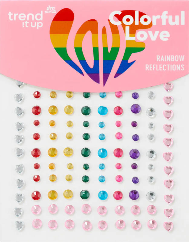 trend !t up Gesichtssteine Colorful Love