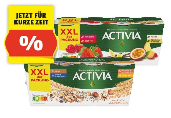XXL Activia, 8 x 115 g