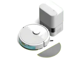 iRobot ROOMBA® 105 Combo Plus Saug- und Wischroboter mit Absaugstation (Weiß, Laufzeit: 2 h)