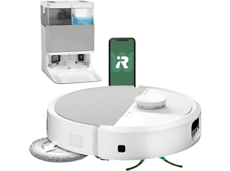 iRobot Roomba® Plus 505 Combo Saug- und Wischroboter (Weiss, Laufzeit: 3 h)