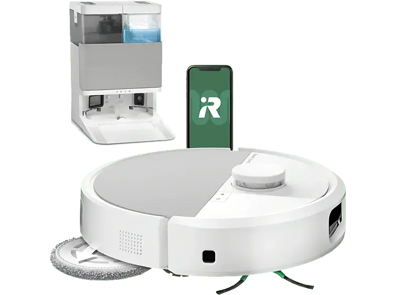 iRobot Roomba® Plus 505 Combo Saug- und Wischroboter (Weiss, Laufzeit: 3 h)