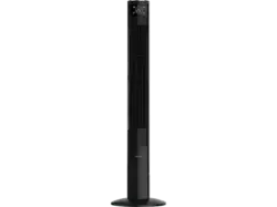 Be Cool BC121TU2202F Turmventilator Schwarz (45 Watt, schwenkbar, mit Fernbedienung, 3 Geschwindigkeitsstufen, Timerfunktion 12 Stunden)