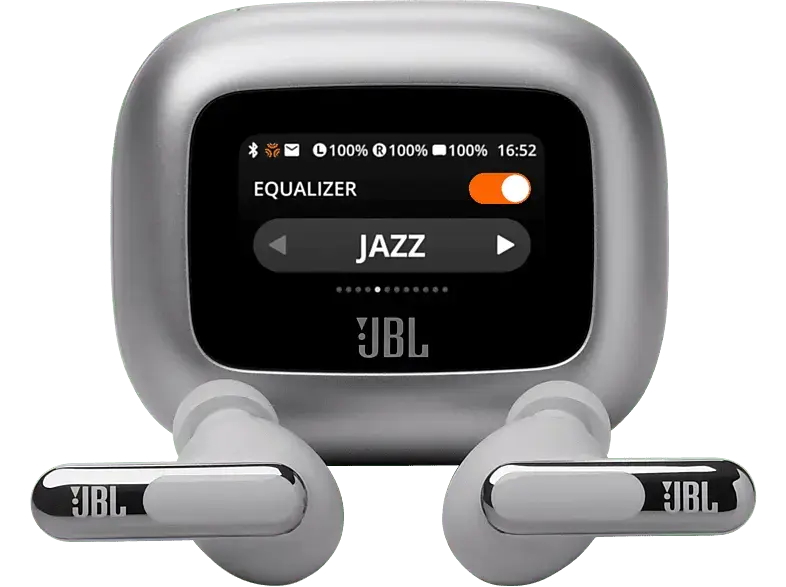 JBL Live Beam 3 True Wireless Kopfhörer, Silver; True Wireless Ohrhörer