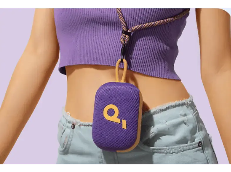 Anker soundcore Select 4 Kleiner Lautsprecher mit kräftigem Sound, Violett; Bluetooth Lautsprecher